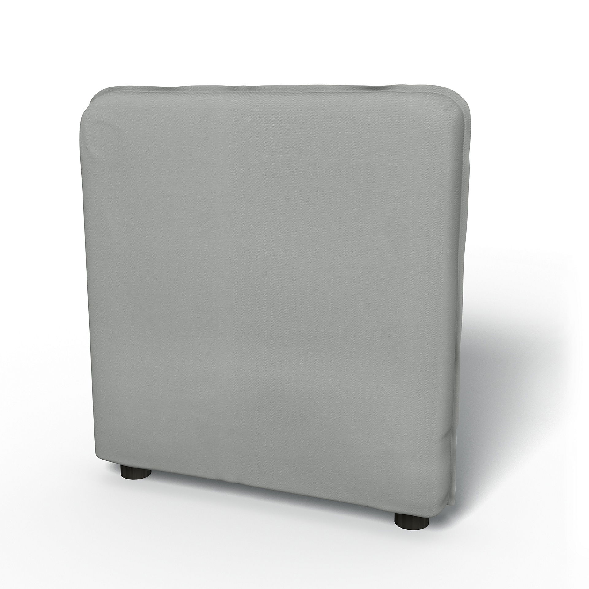 IKEA - Vallentuna Armrest Cover (80x60x13cm), Silver Grey, Cotton - Bemz