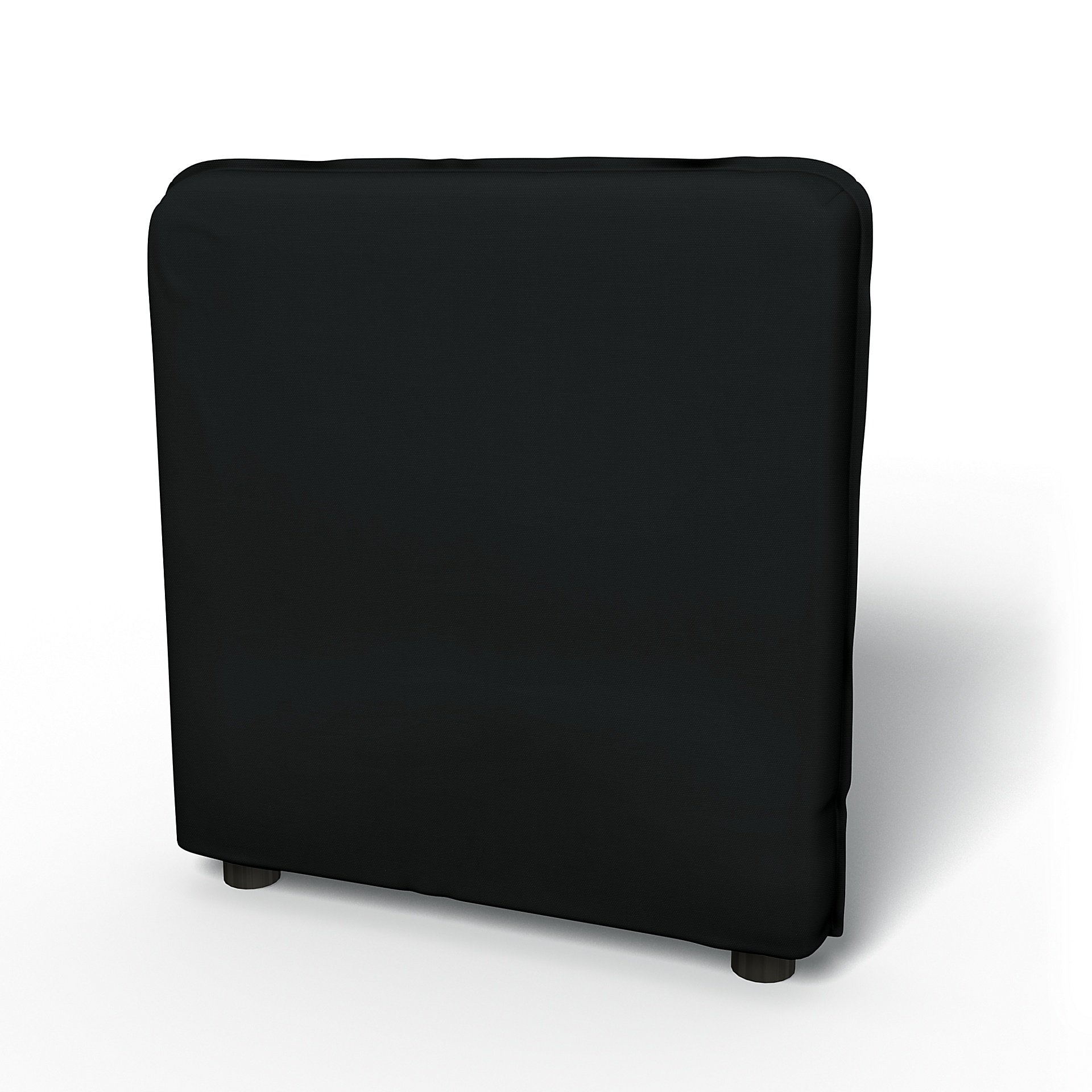 IKEA - Vallentuna Armrest Cover (80x60x13cm), Jet Black, Cotton - Bemz