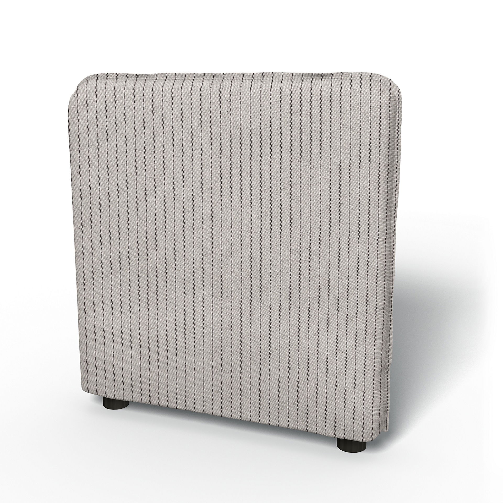 IKEA - Protège-accoudoir Vallentuna, unité (80x60x13cm), Silver Grey, Recyclé - Bemz