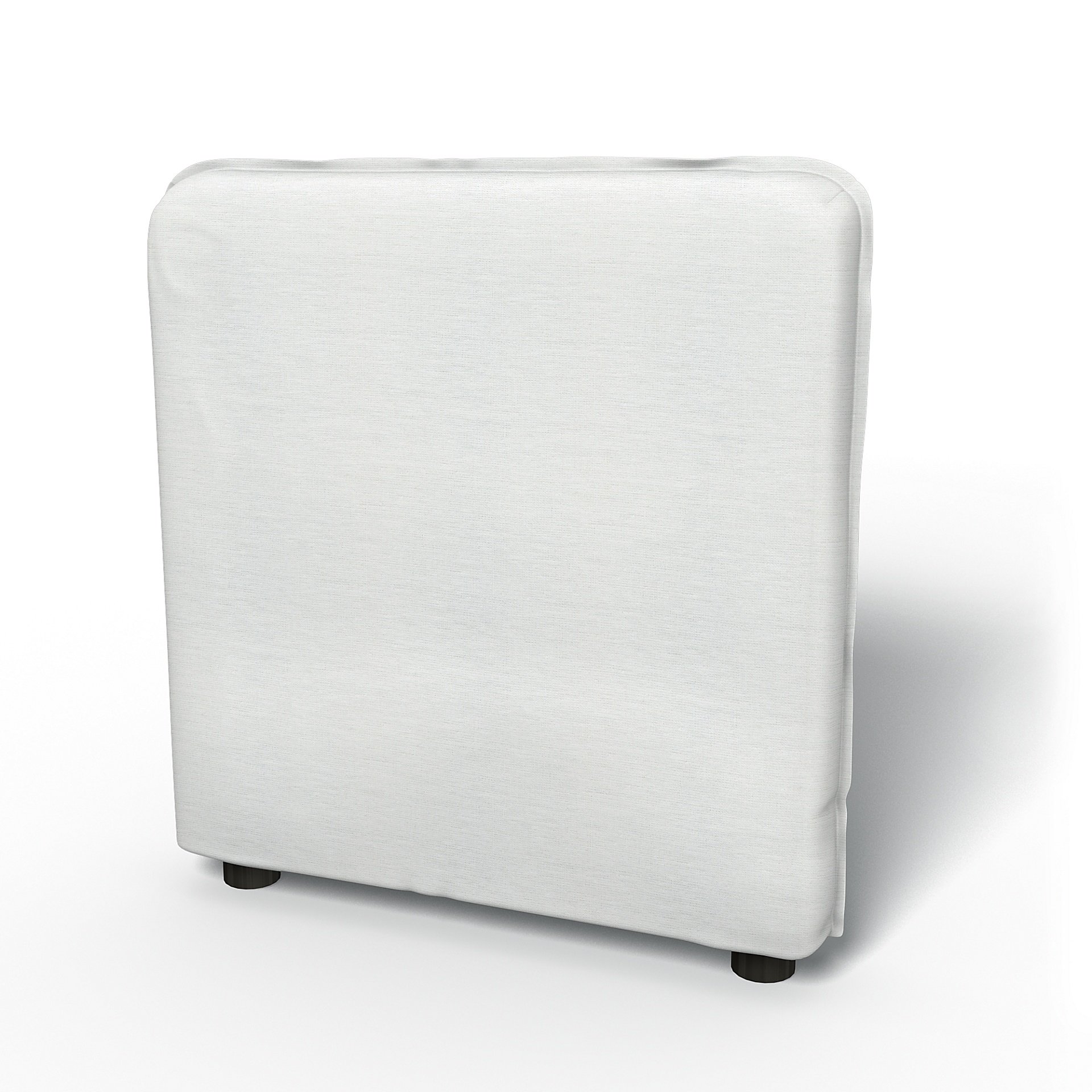 IKEA - Vallentuna Armrest Cover (80x60x13cm), White, Linen - Bemz