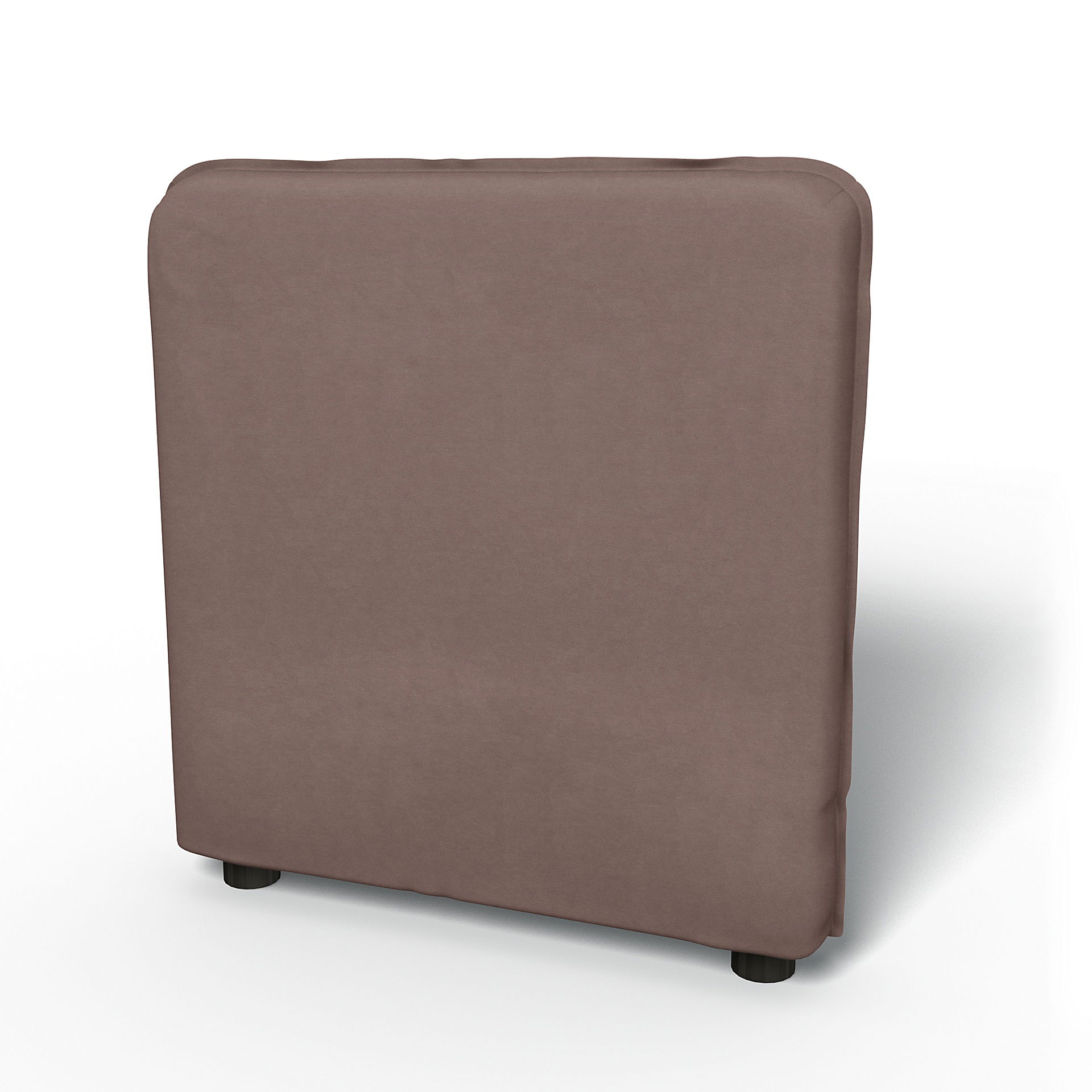 IKEA - Vallentuna Armrest Cover (80x60x13cm), Lavender, Velvet - Bemz