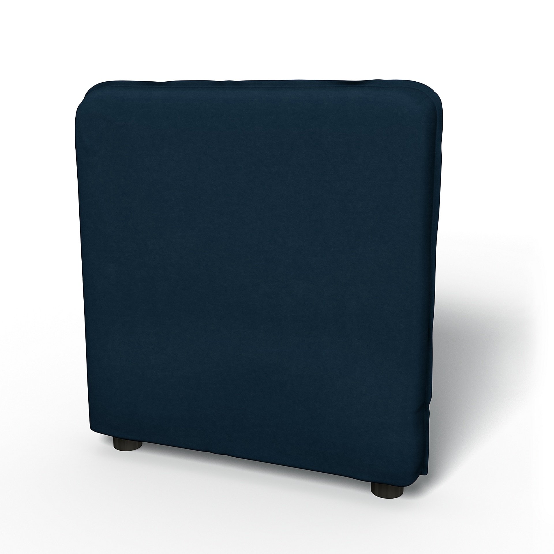 IKEA - Vallentuna Armrest Cover (80x60x13cm), Midnight, Velvet - Bemz