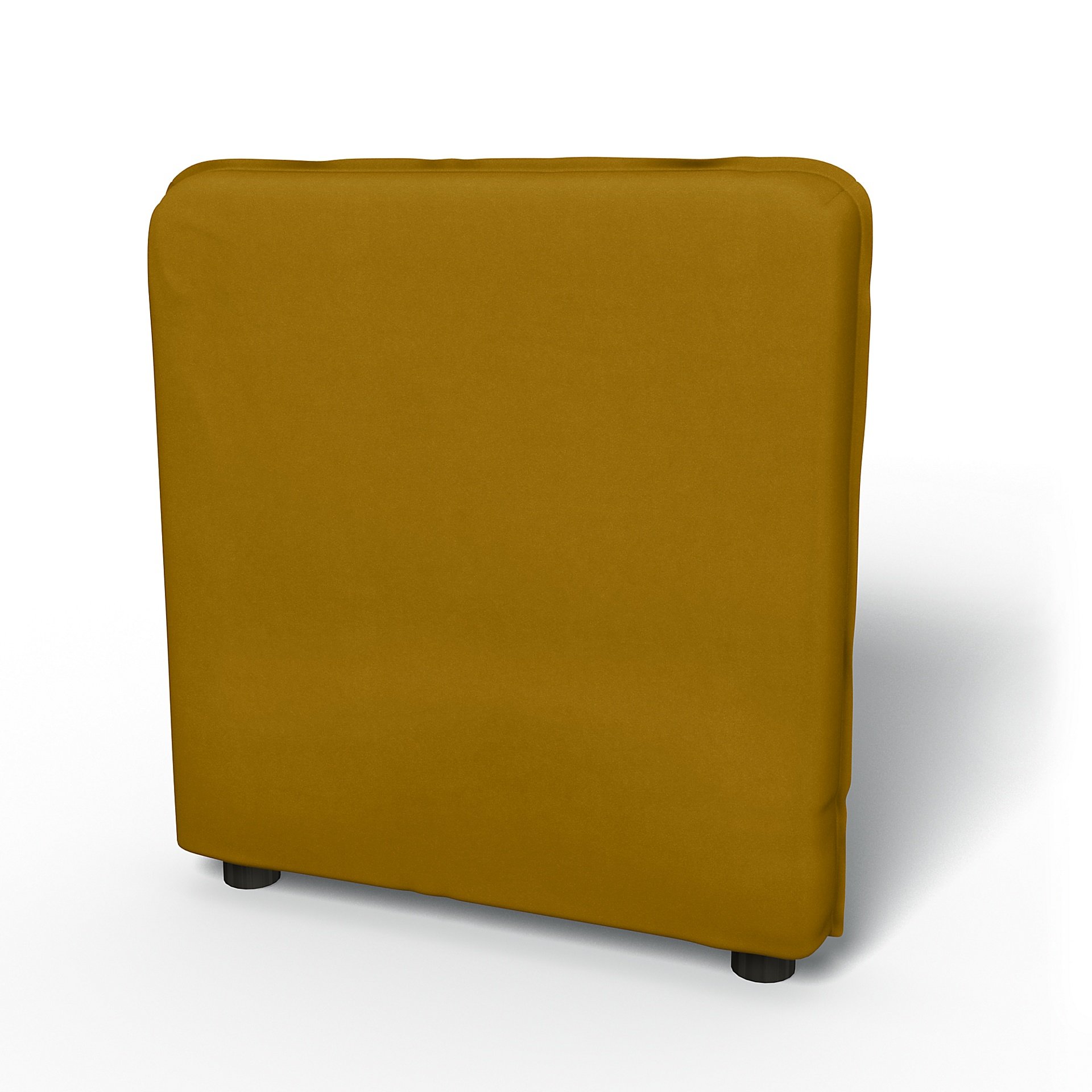 IKEA - Vallentuna Armrest Cover (80x60x13cm), Dijon, Velvet - Bemz