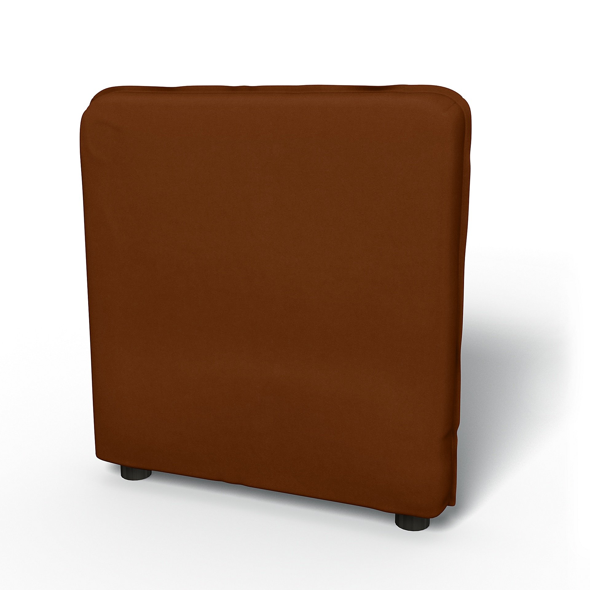 IKEA - Vallentuna Armrest Cover (80x60x13cm), Cinnamon, Velvet - Bemz