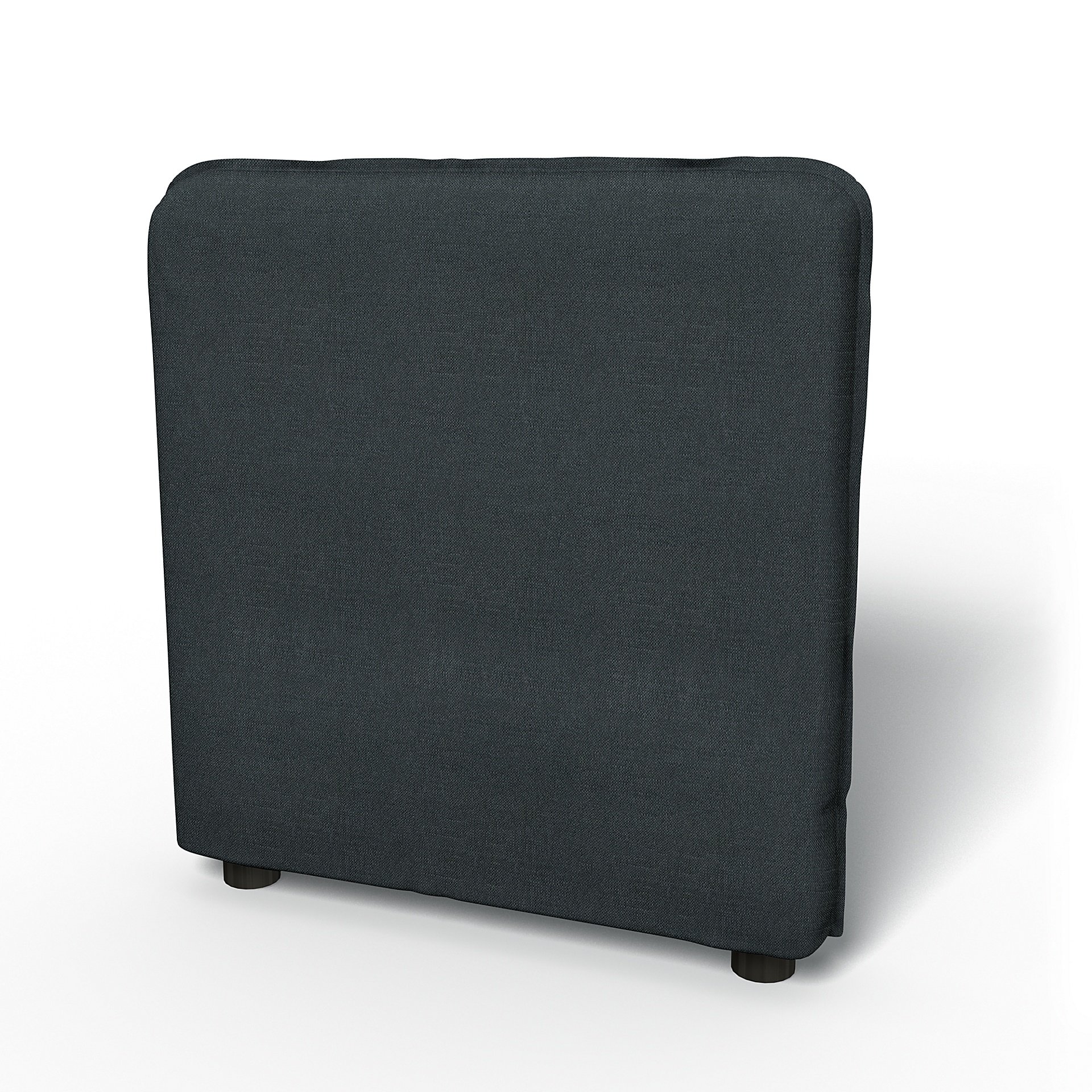 IKEA - Vallentuna Armrest Cover (80x60x13cm), Graphite Grey, Linen - Bemz
