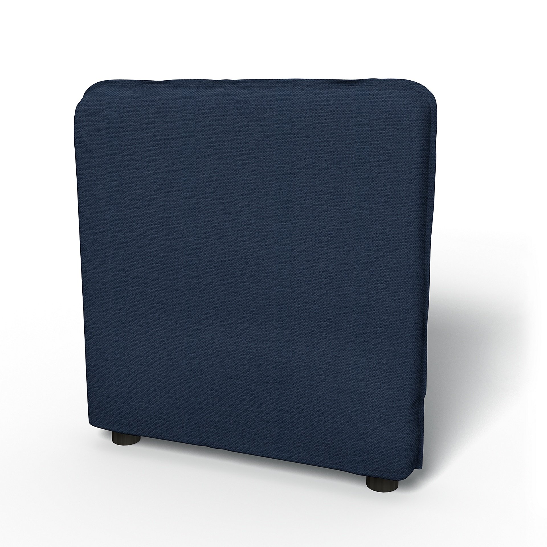 IKEA - Vallentuna Armrest Cover (80x60x13cm), Navy Blue, Linen - Bemz