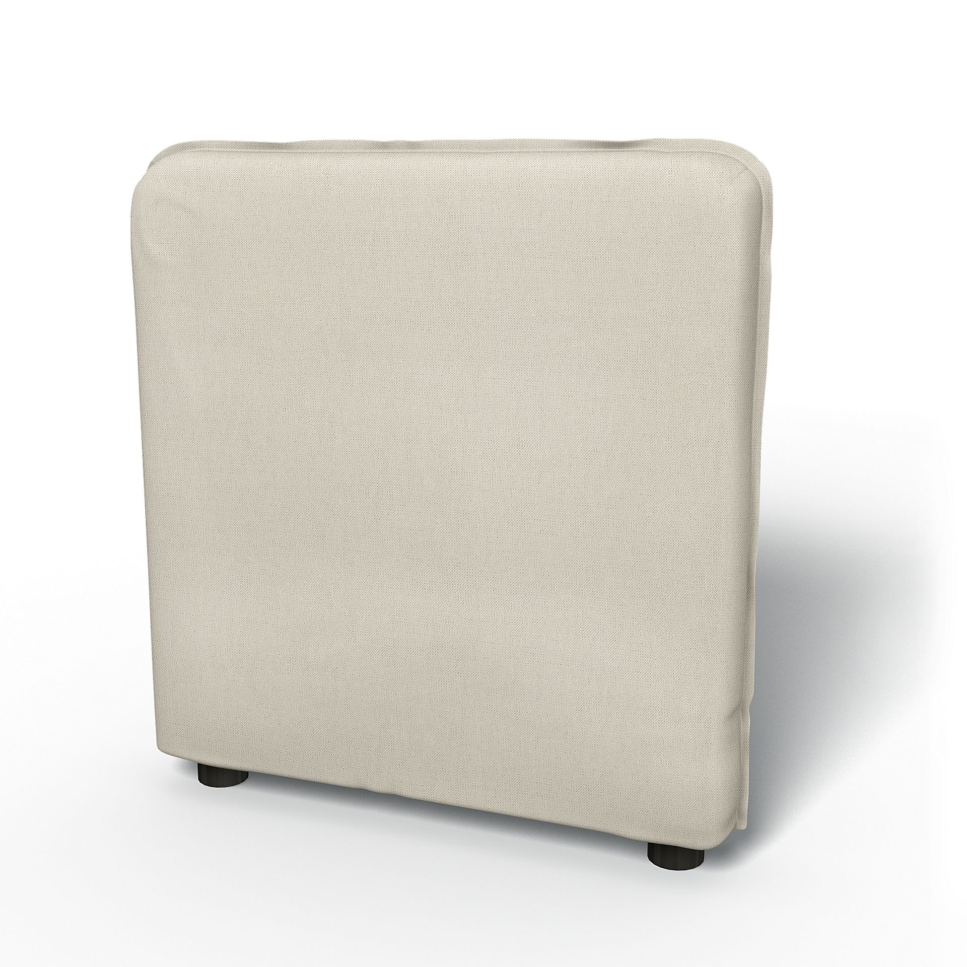 IKEA - Vallentuna Armrest Cover (80x60x13cm), Unbleached, Linen - Bemz
