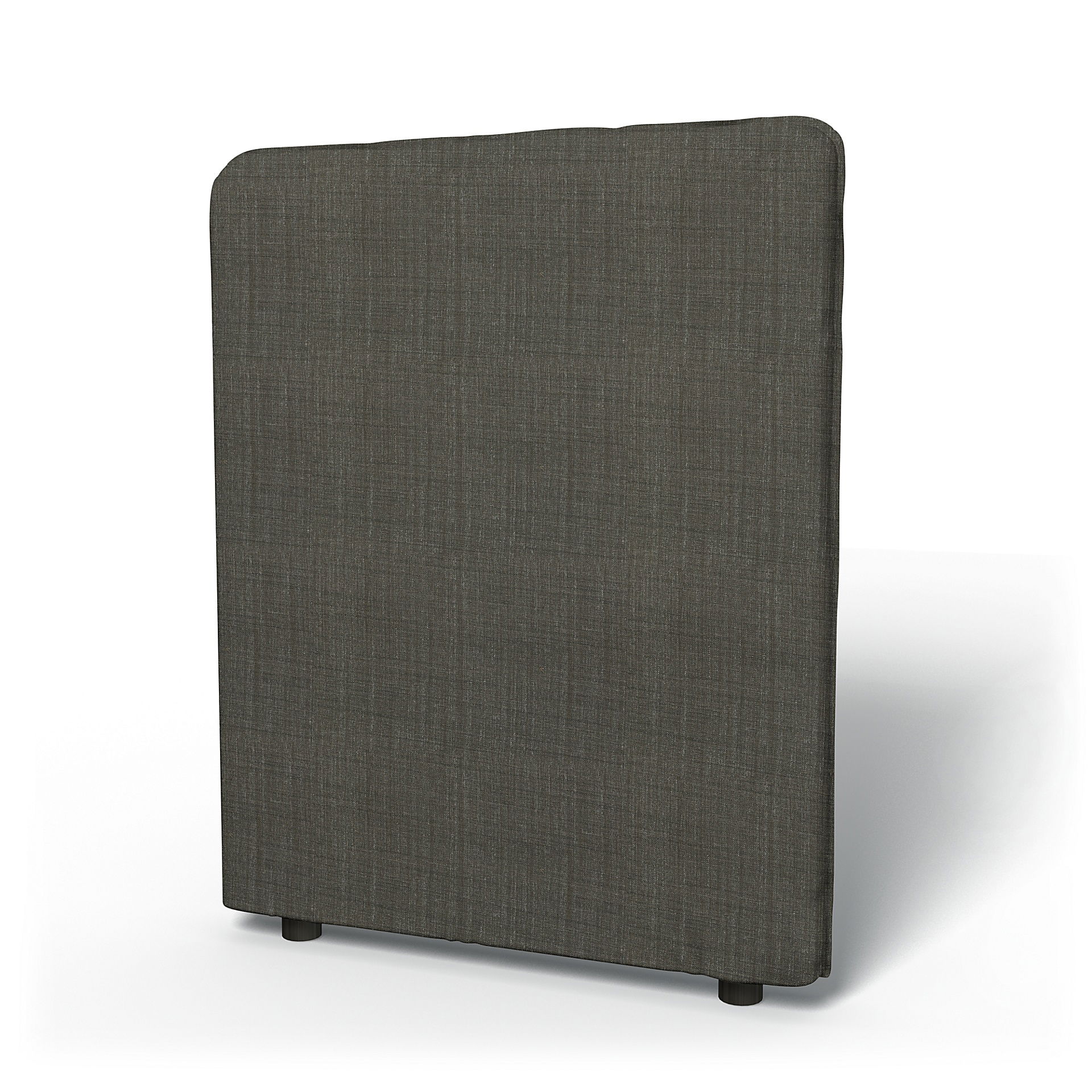 IKEA - Vallentuna High Backrest Cover 80x100cm 32x39in, Mole Brown, Bouclé & Texture - Bemz