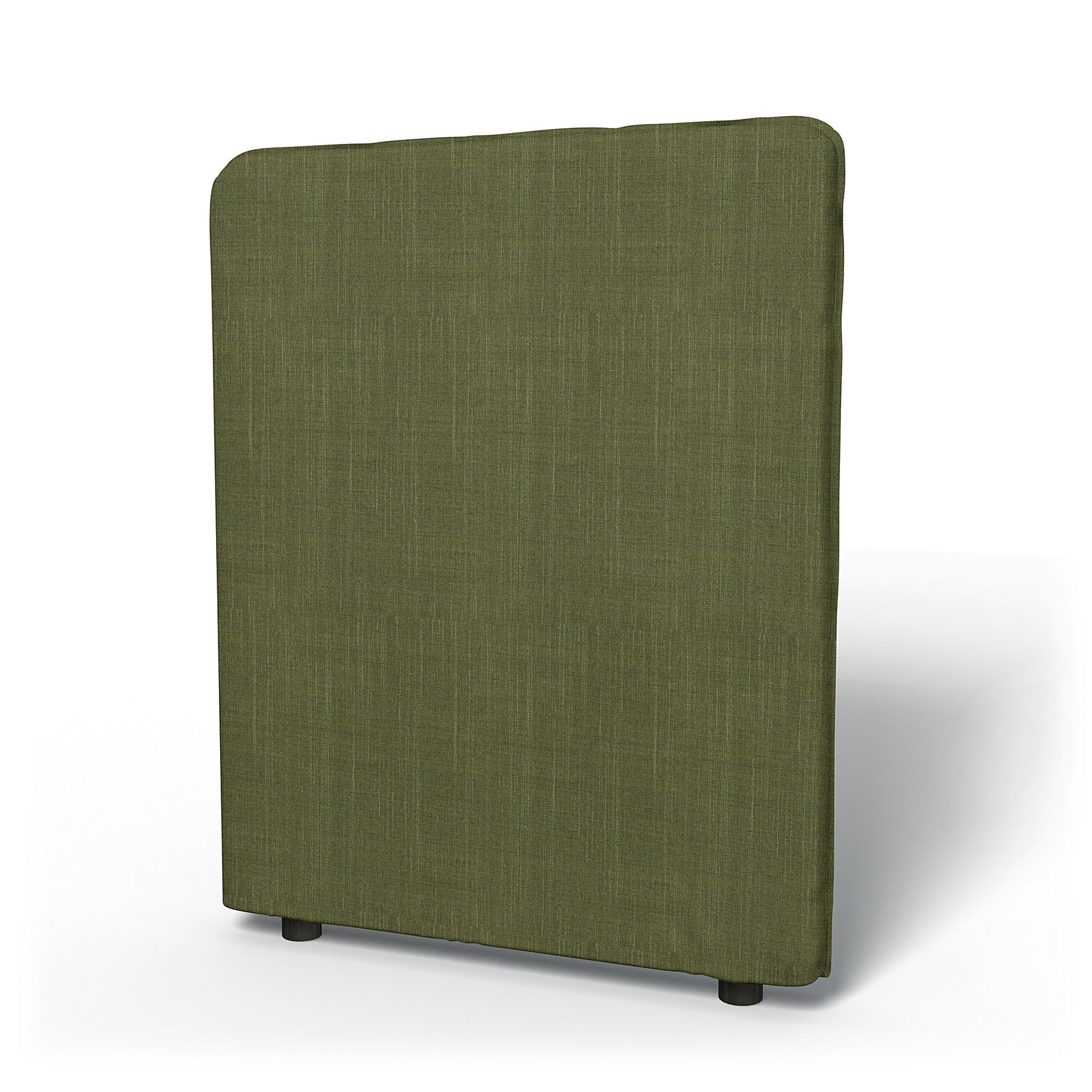 IKEA - Vallentuna High Backrest Cover 80x100cm 32x39in, Moss Green, Boucle & Texture - Bemz