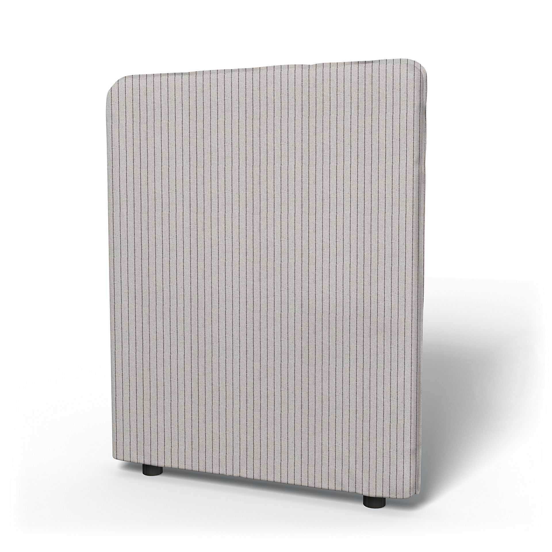 IKEA - Överdrag till Vallentuna ryggstöd hög (80x100cm), Silver Grey, Bomull - Bemz