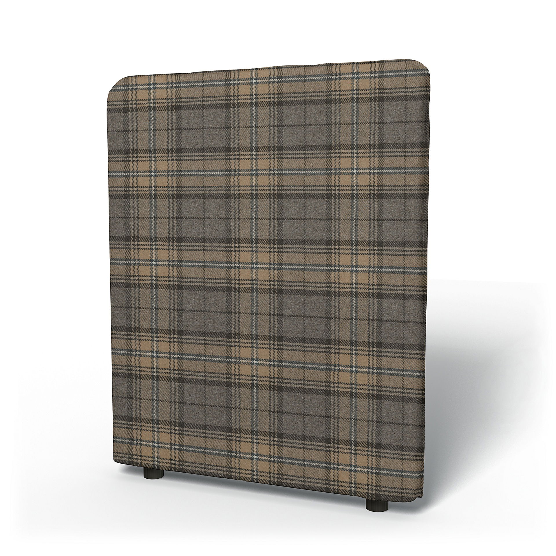 IKEA - Vallentuna High Backrest Cover 80x100cm 32x39in, Bark Brown, Wool - Bemz