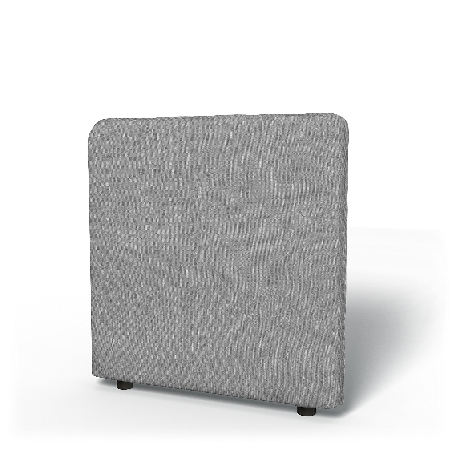IKEA - Vallentuna Low Backrest Cover 80x80cm 32x32in, Graphite, Linen - Bemz