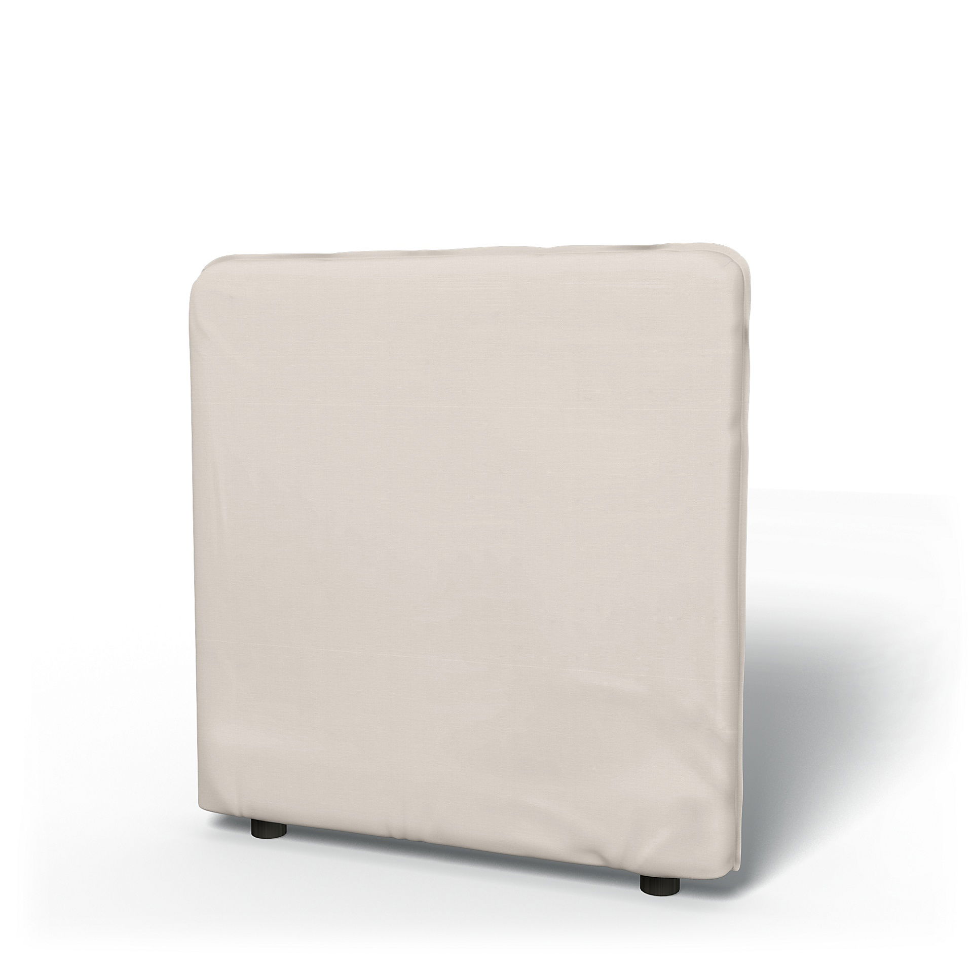 IKEA - Vallentuna Low Backrest Cover 80x80cm 32x32in, Soft White, Cotton - Bemz