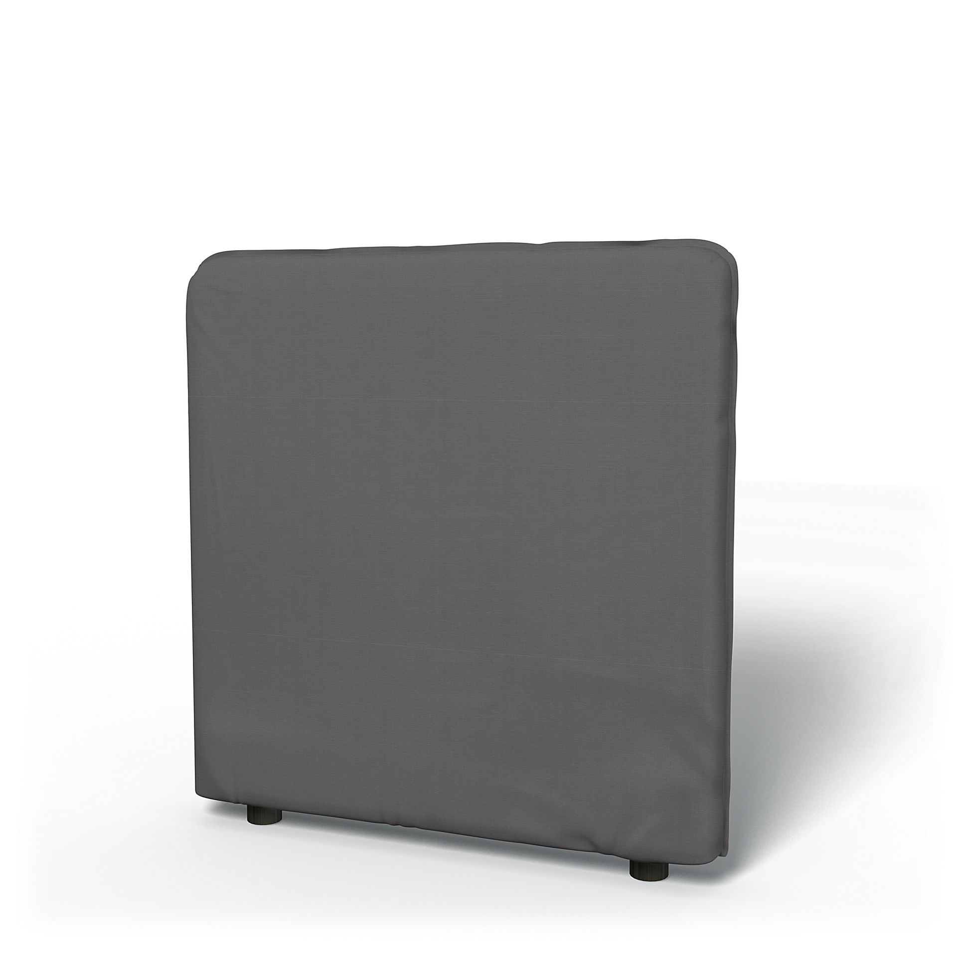 IKEA - Vallentuna Low Backrest Cover 80x80cm 32x32in, Smoked Pearl, Cotton - Bemz