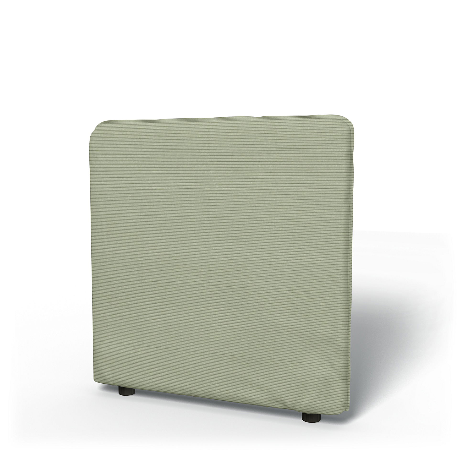 IKEA - Vallentuna Low Backrest Cover 80x80cm 32x32in, Seagrass, Corduroy - Bemz