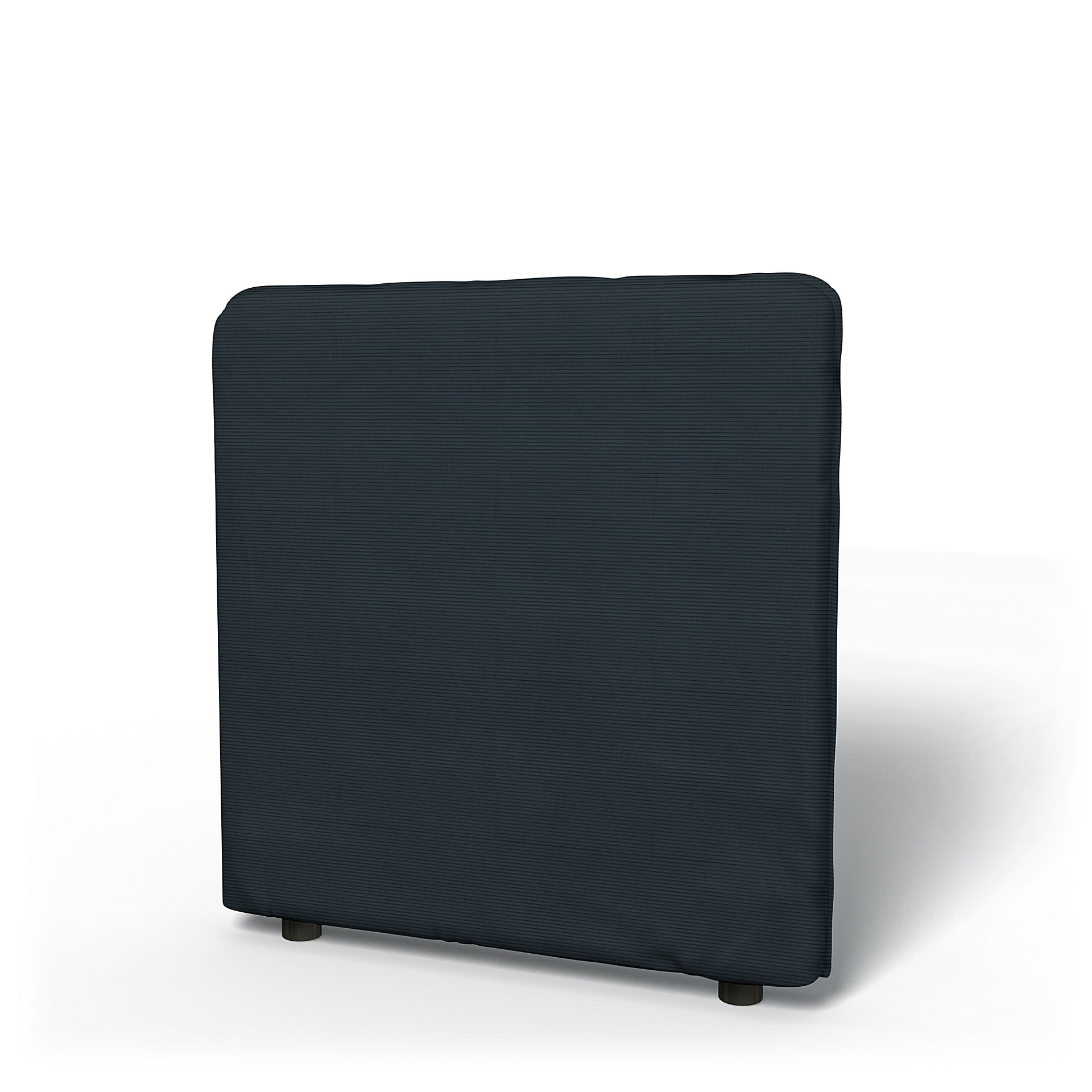 IKEA - Vallentuna Low Backrest Cover 80x80cm 32x32in, Orion Blue, Corduroy - Bemz
