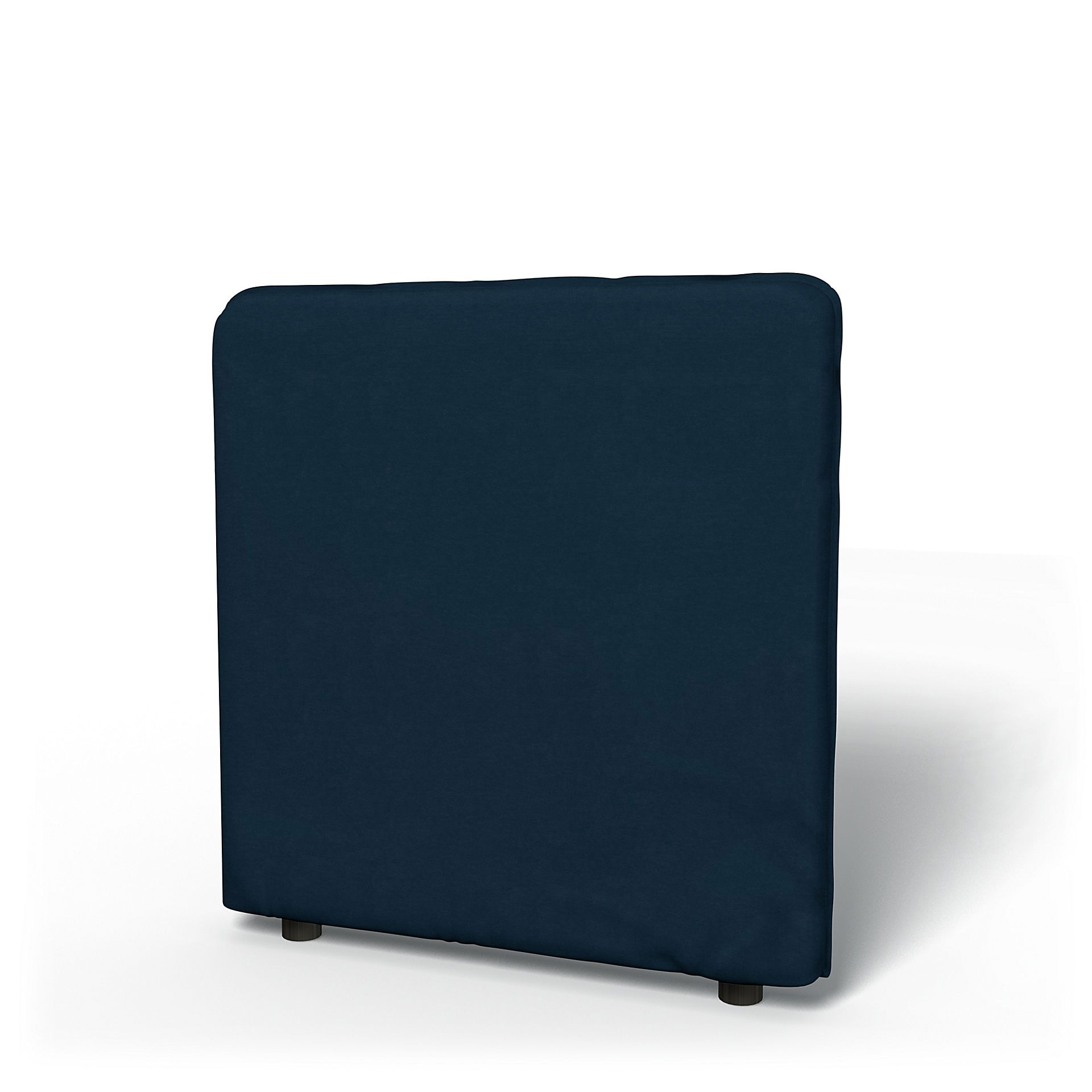 IKEA - Vallentuna Low Backrest Cover 80x80cm 32x32in, Midnight, Velvet - Bemz