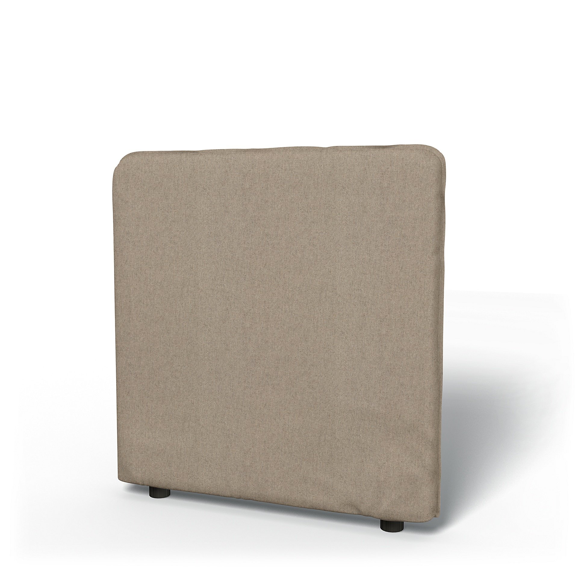 IKEA - Vallentuna Low Backrest Cover 80x80cm 32x32in, Birch, Wool - Bemz