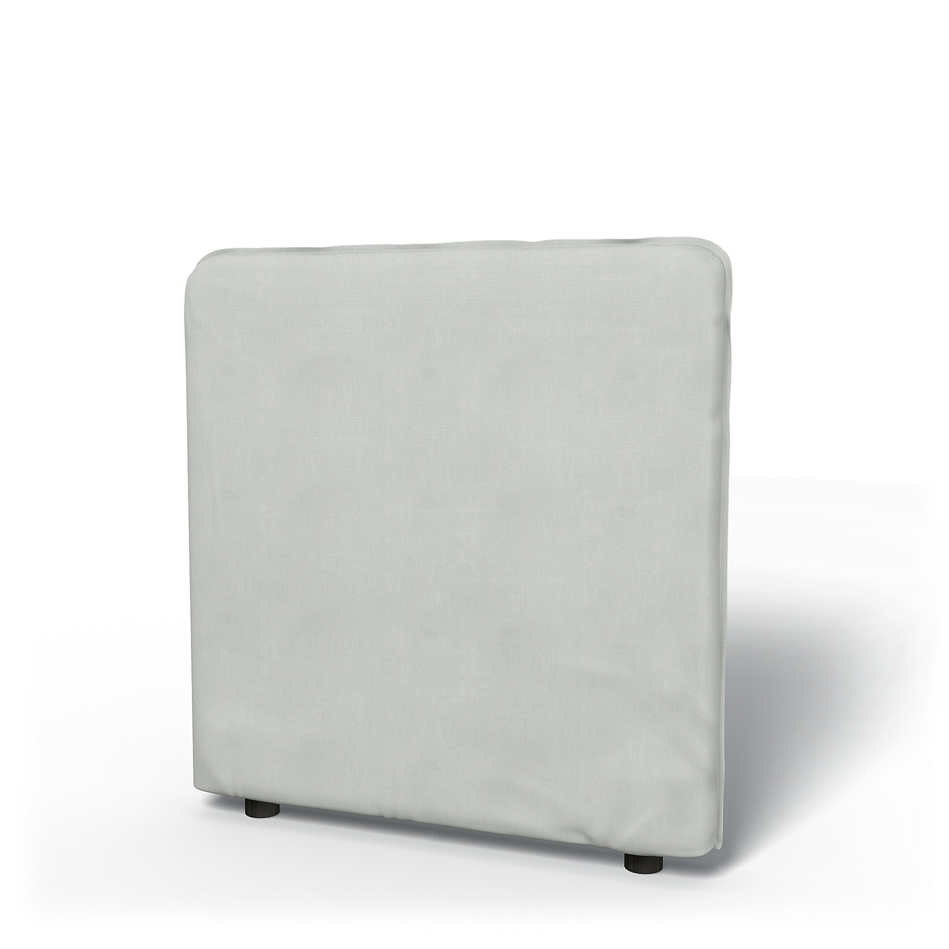 IKEA - Vallentuna Low Backrest Cover 80x80cm 32x32in, Silver Grey, Linen - Bemz