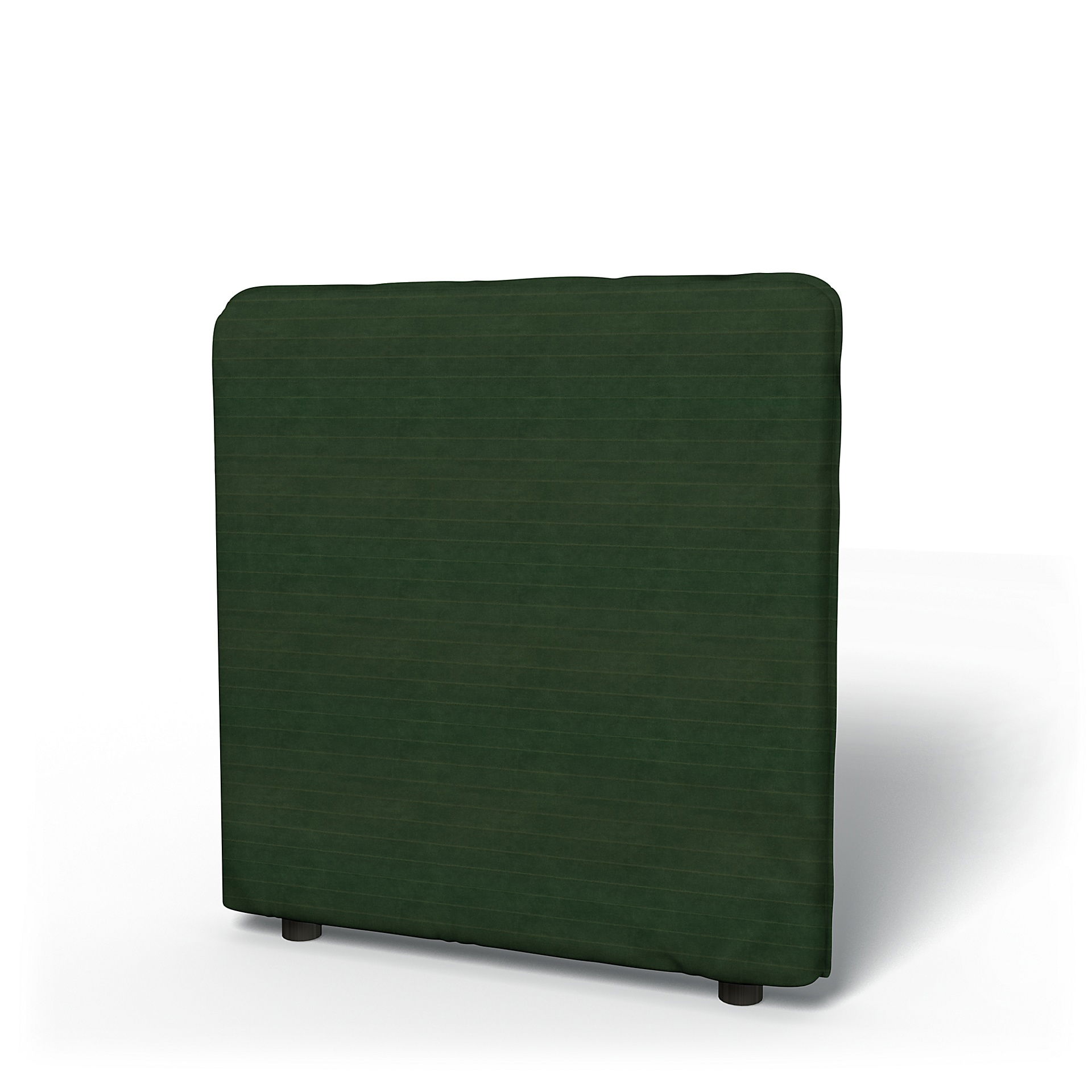IKEA - Vallentuna Low Backrest Cover 80x80cm 32x32in, Deep Green, BEMZ NATURE'S PALETTE COLLECTION - Bemz