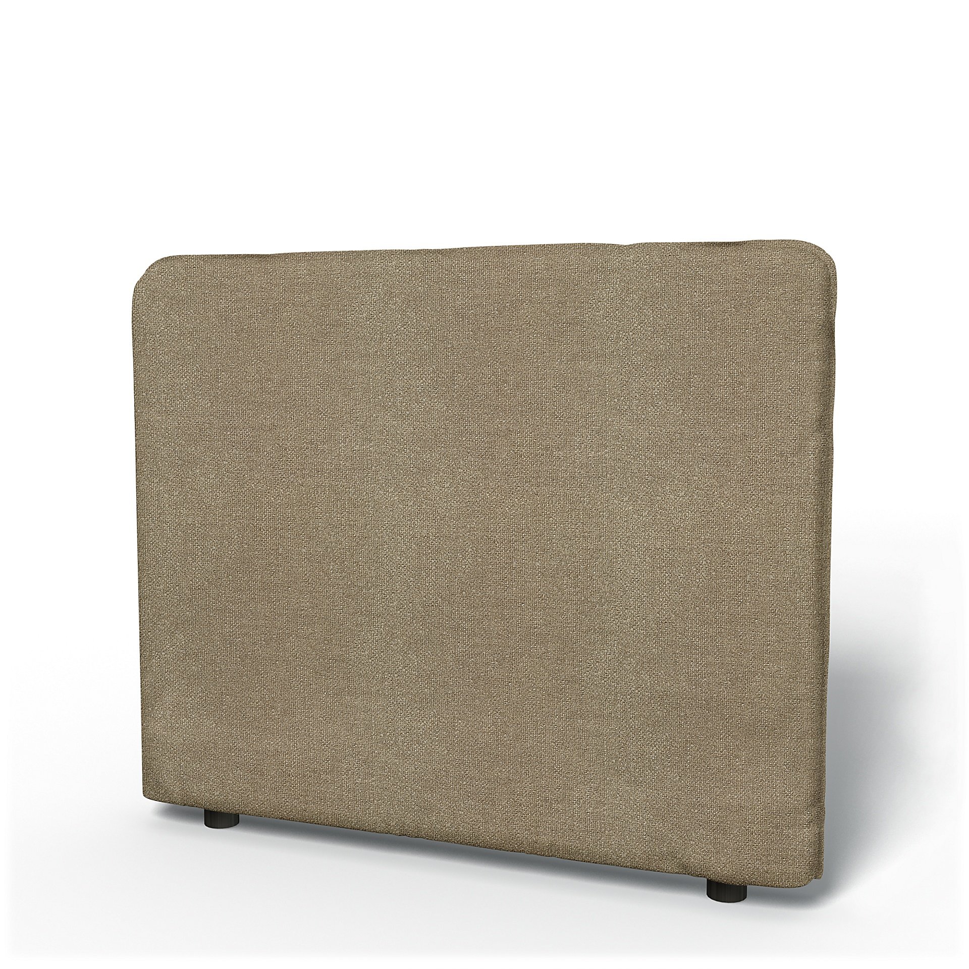 IKEA - Vallentuna Low Backrest Cover 100x80cm 39x32in, Pebble, Boucle & Texture - Bemz