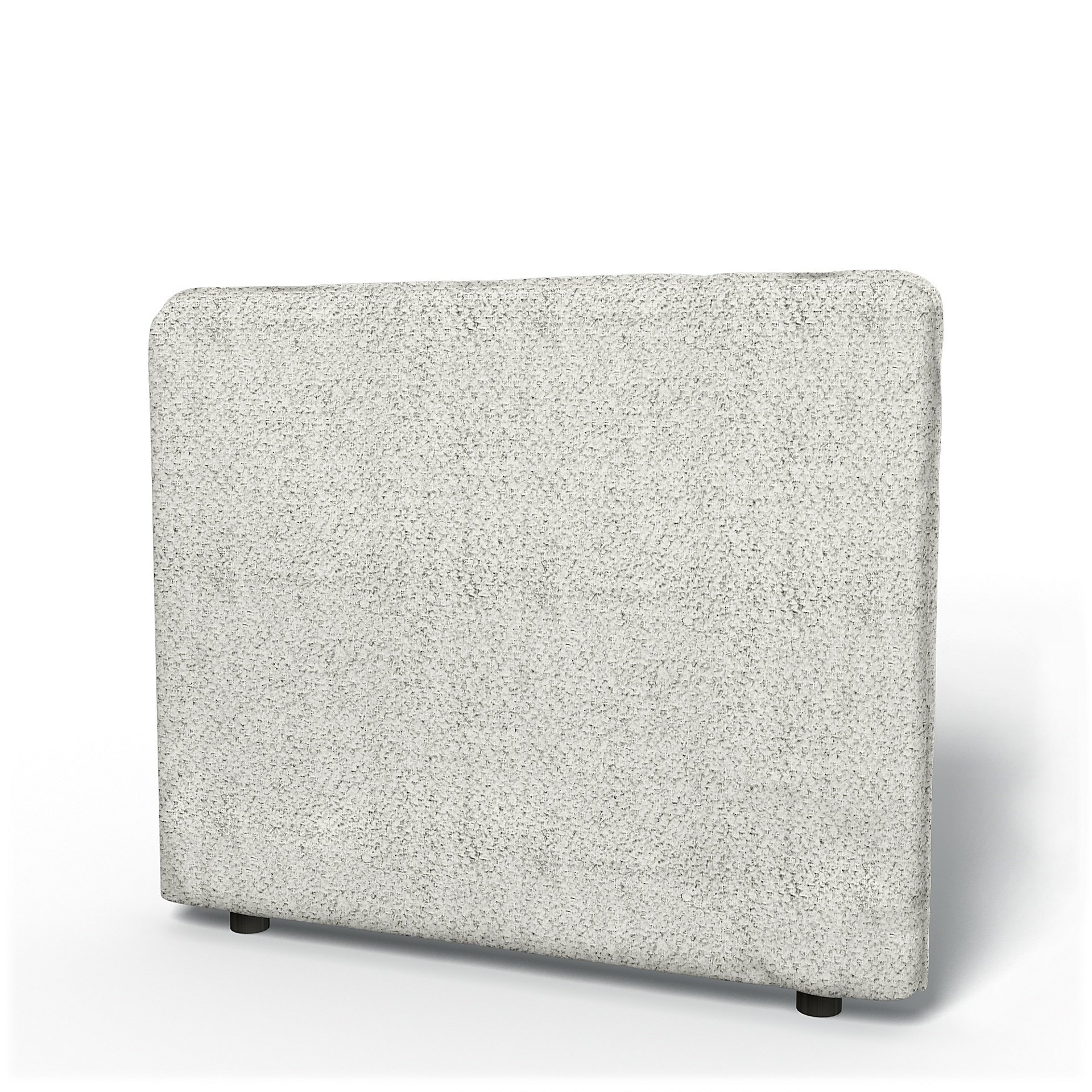 IKEA - Vallentuna Low Backrest Cover 100x80cm 39x32in, Ivory, Boucle & Texture - Bemz