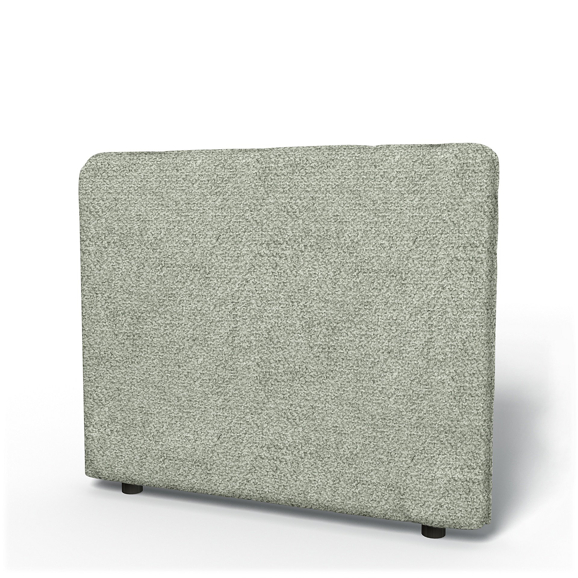IKEA - Vallentuna Low Backrest Cover 100x80cm 39x32in, Pistachio, Boucle & Texture - Bemz