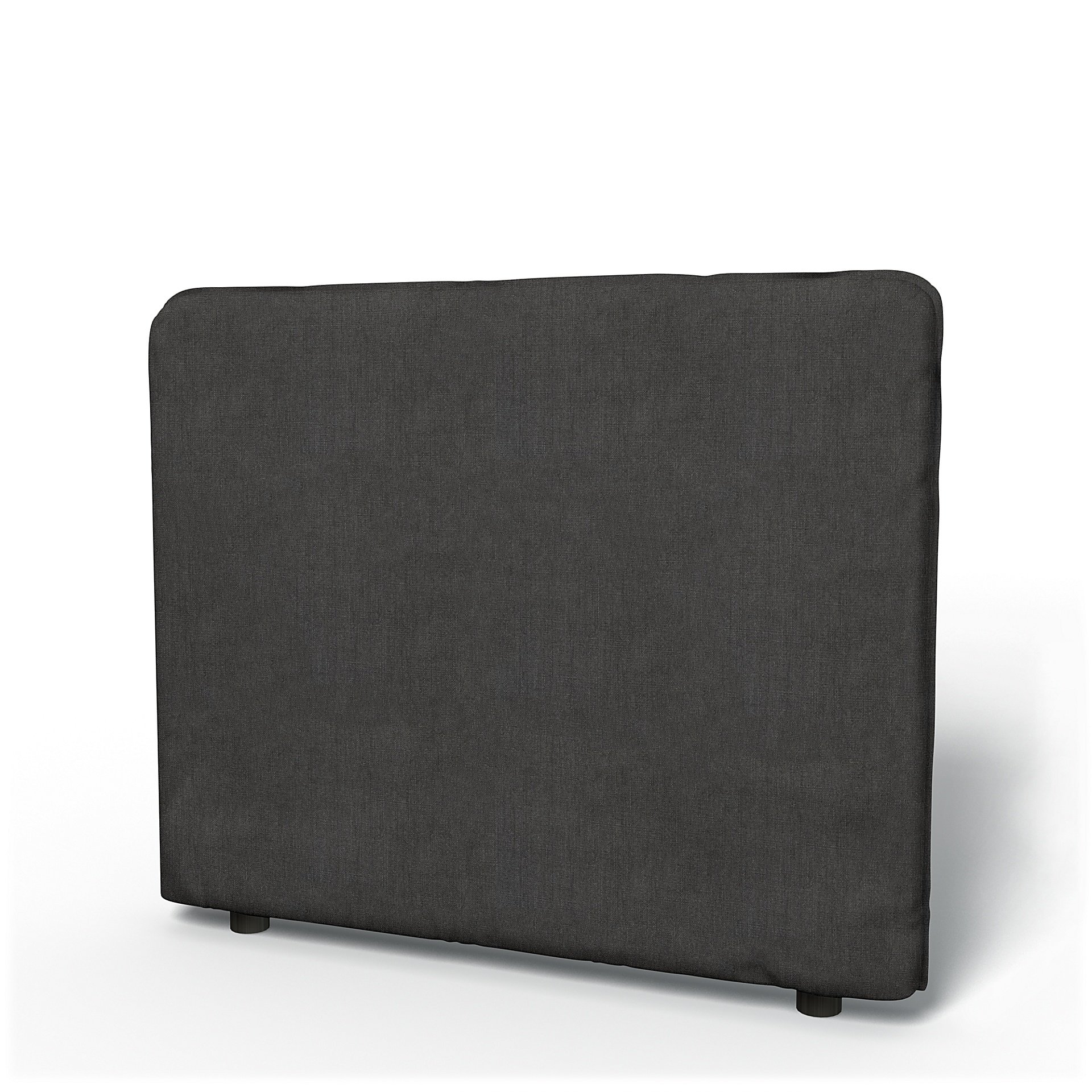 IKEA - Vallentuna Low Backrest Cover 100x80cm 39x32in, Espresso, Linen - Bemz