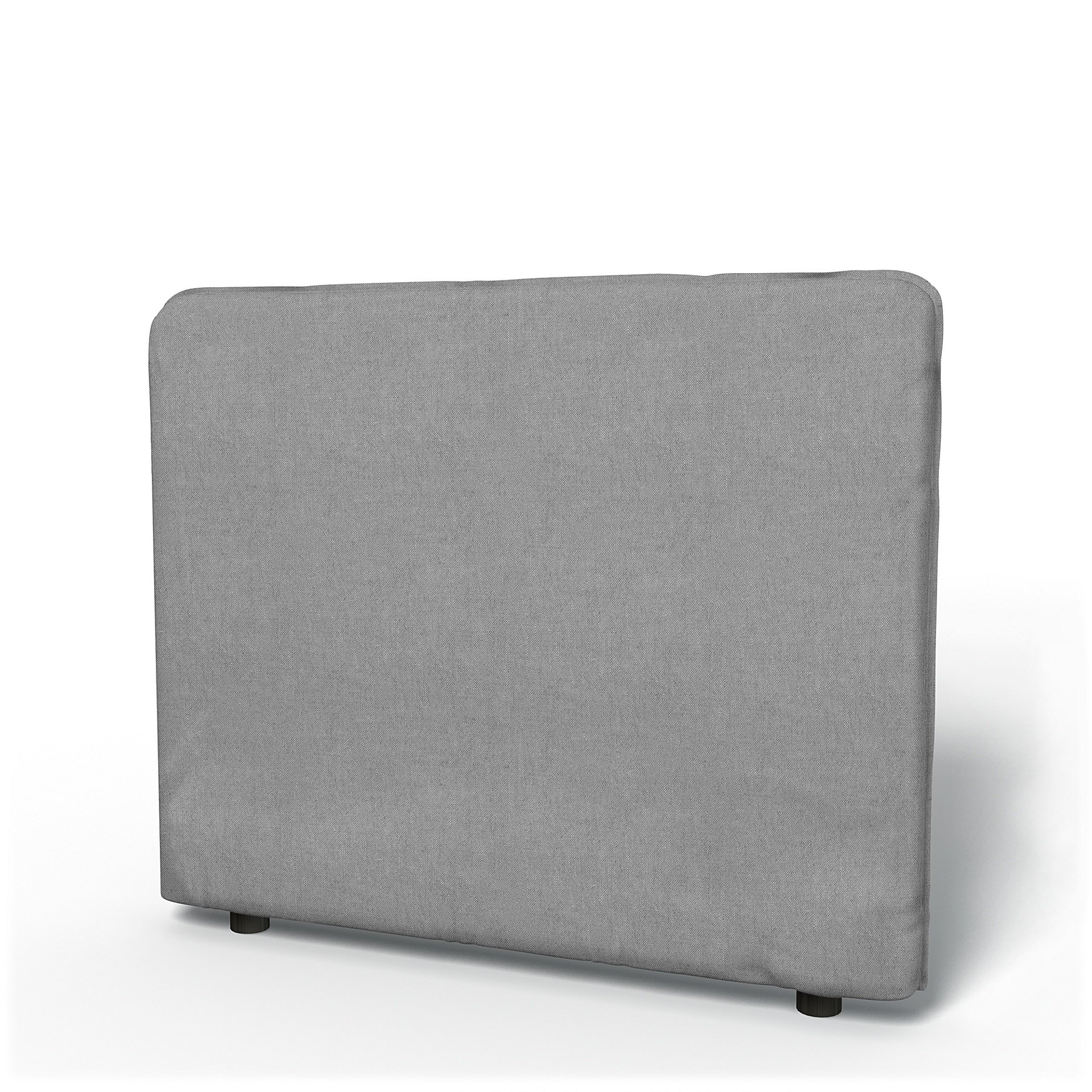 IKEA - Vallentuna Low Backrest Cover 100x80cm 39x32in, Graphite, Linen - Bemz