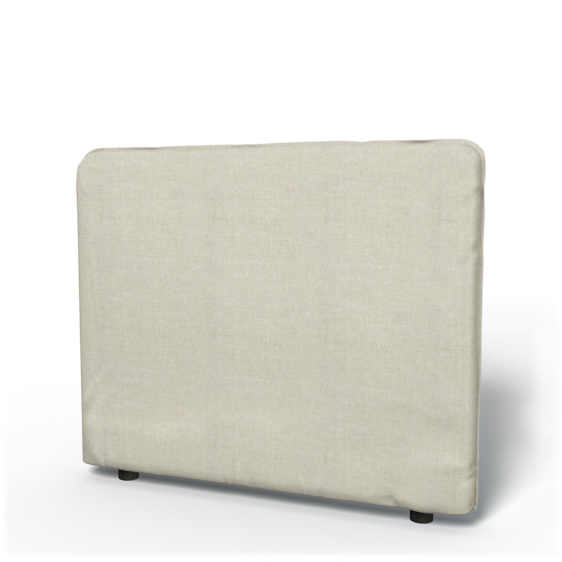IKEA - Vallentuna Low Backrest Cover 100x80cm 39x32in, Natural, Linen - Bemz