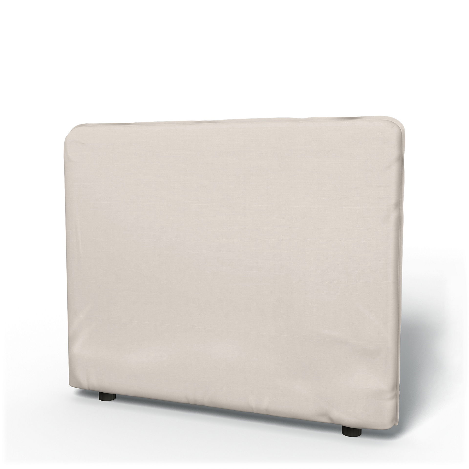 IKEA - Vallentuna Low Backrest Cover 100x80cm 39x32in, Soft White, Cotton - Bemz