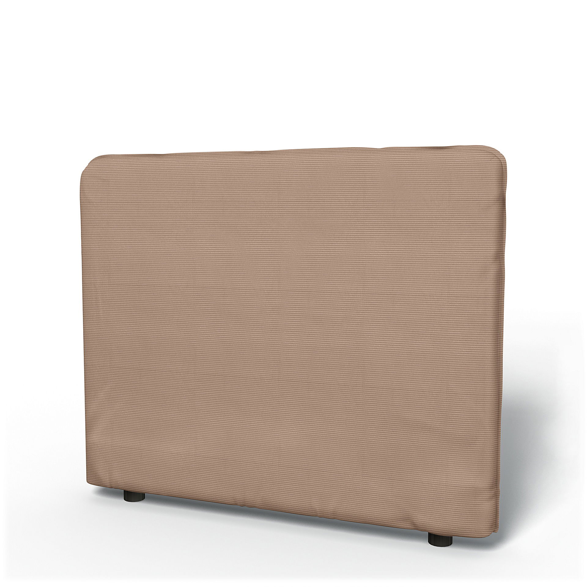 IKEA - Vallentuna Low Backrest Cover 100x80cm 39x32in, Dusty Rose, Corduroy - Bemz