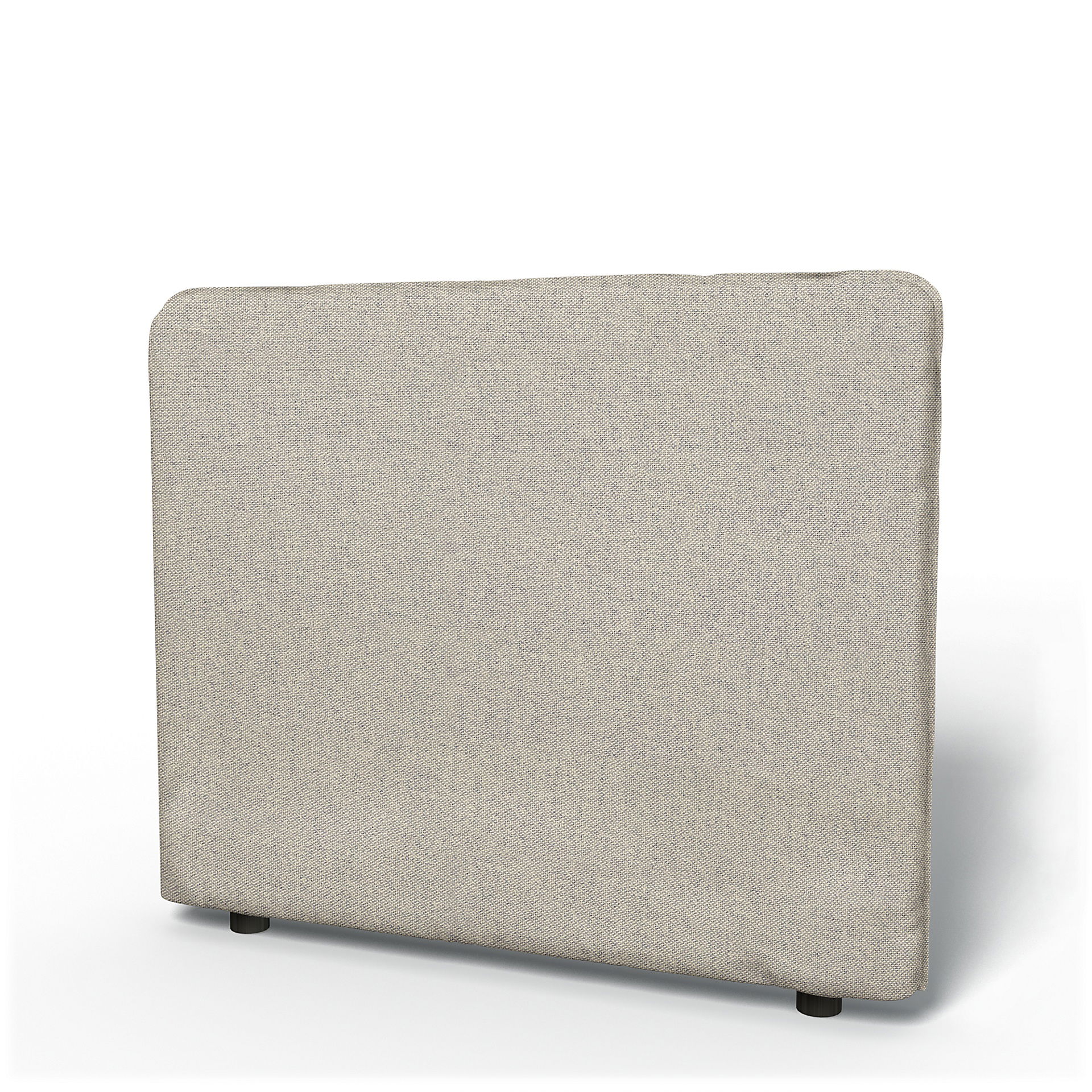 IKEA - Vallentuna Low Backrest Cover 100x80cm 39x32in, Silver Grey, Cotton - Bemz