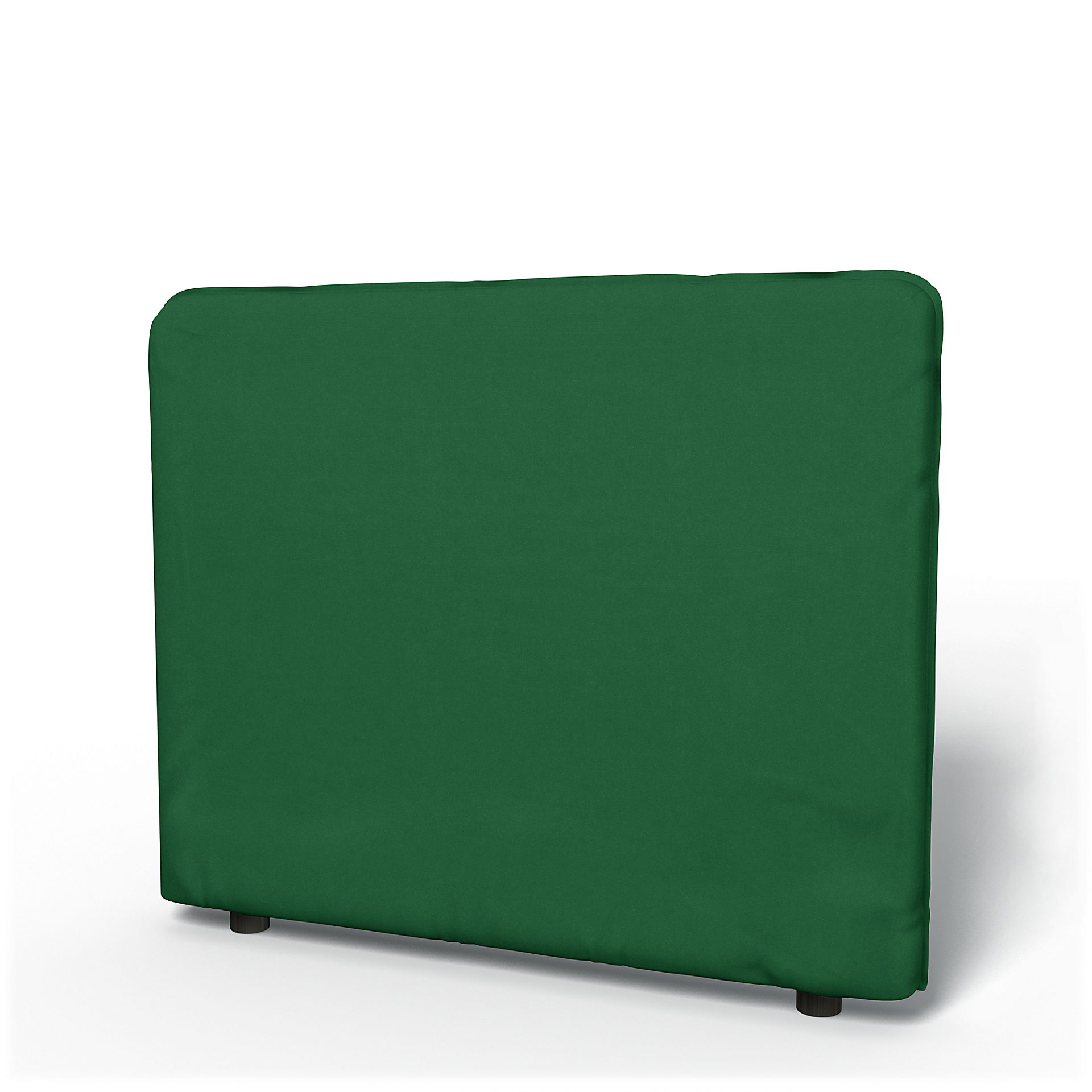 IKEA - Vallentuna Low Backrest Cover 100x80cm 39x32in, Abundant Green, Velvet - Bemz