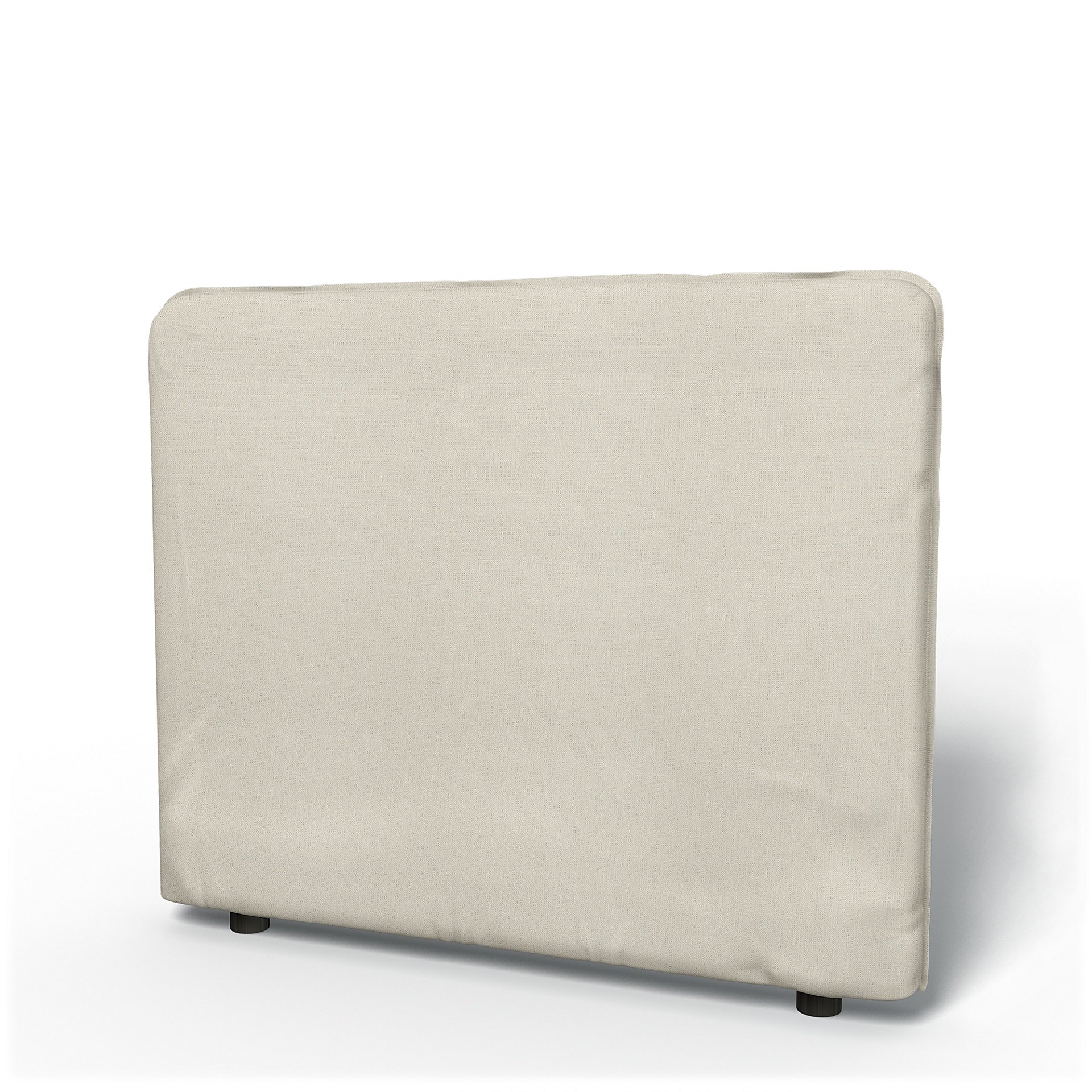 IKEA - Vallentuna Low Backrest Cover 100x80cm 39x32in, Unbleached, Linen - Bemz