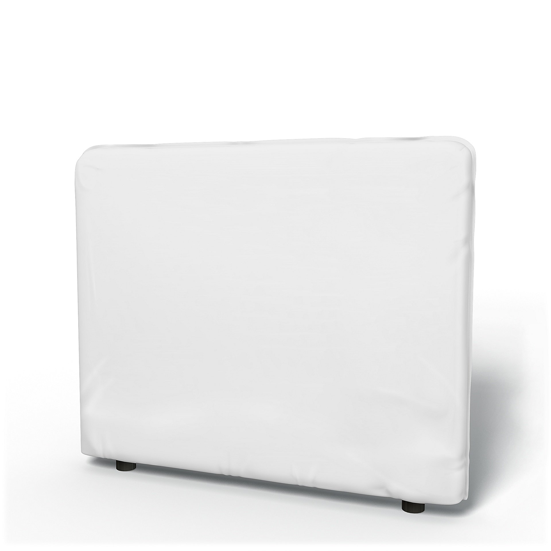 IKEA - Vallentuna Low Backrest Cover 100x80cm 39x32in, Absolute White, Linen - Bemz