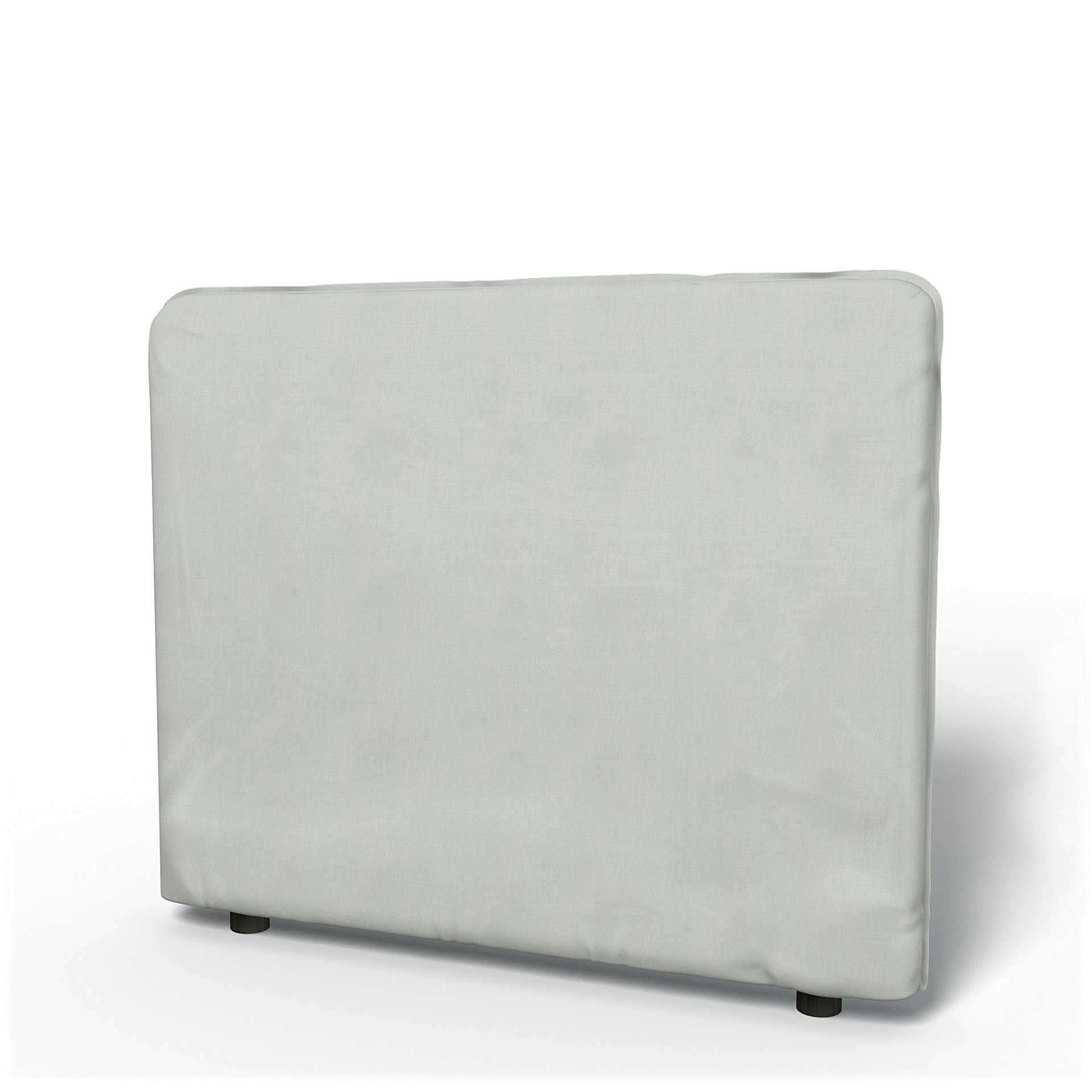 IKEA - Vallentuna Low Backrest Cover 100x80cm 39x32in, Silver Grey, Linen - Bemz