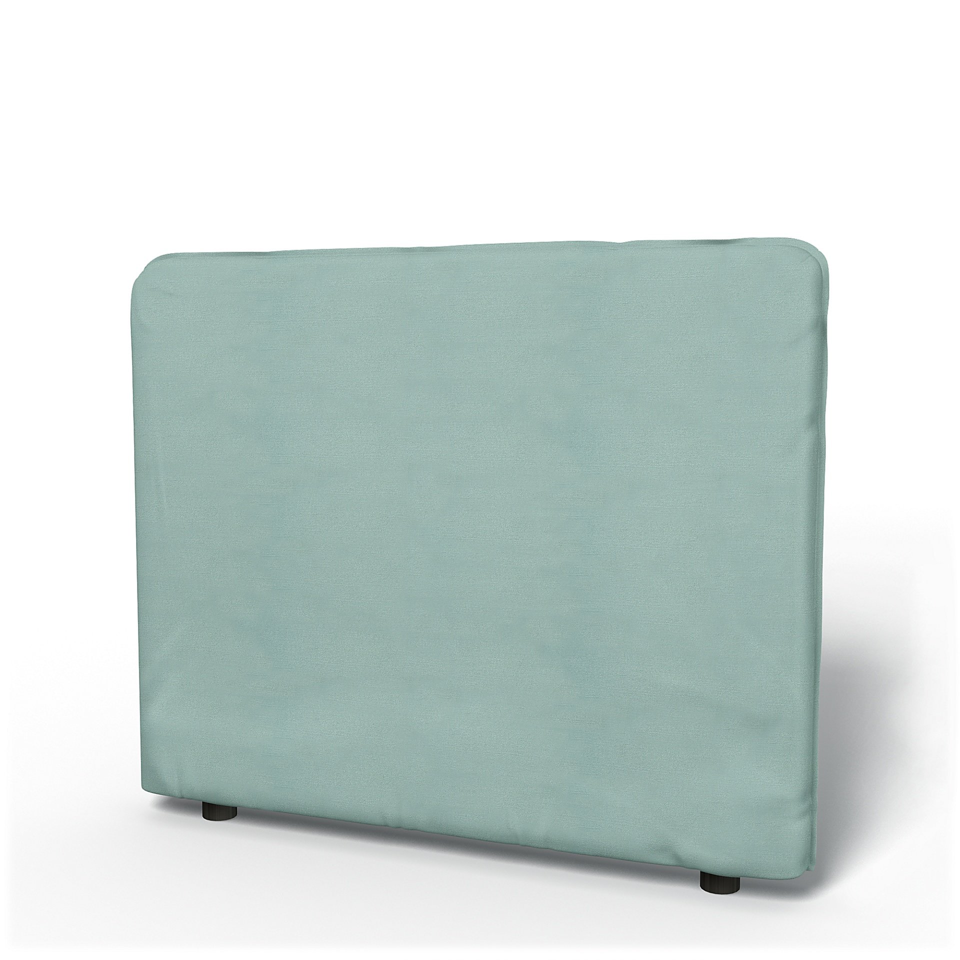 IKEA - Vallentuna Low Backrest Cover 100x80cm 39x32in, Mineral Blue, Linen - Bemz
