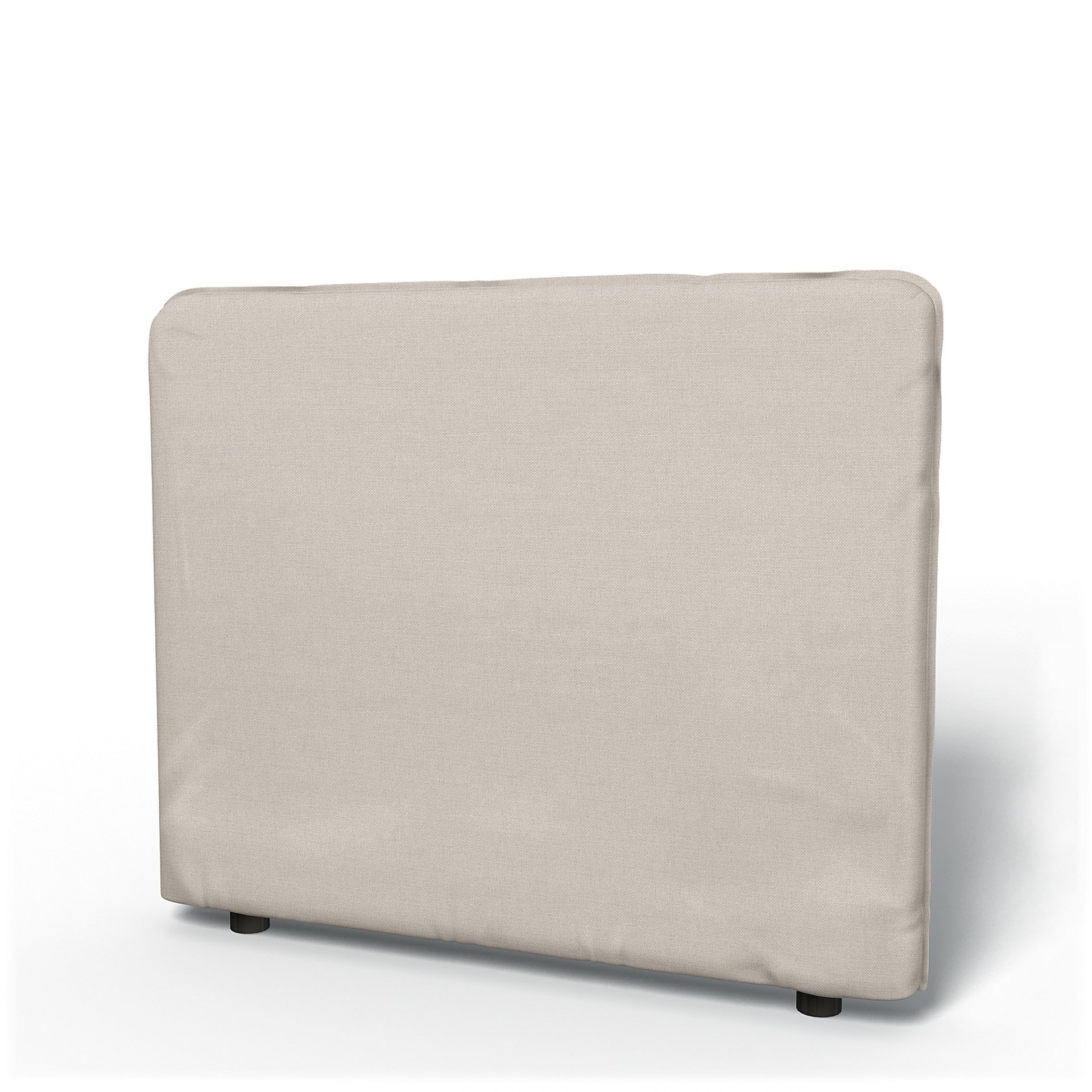 IKEA - Vallentuna Low Backrest Cover 100x80cm 39x32in, Chalk, Linen - Bemz