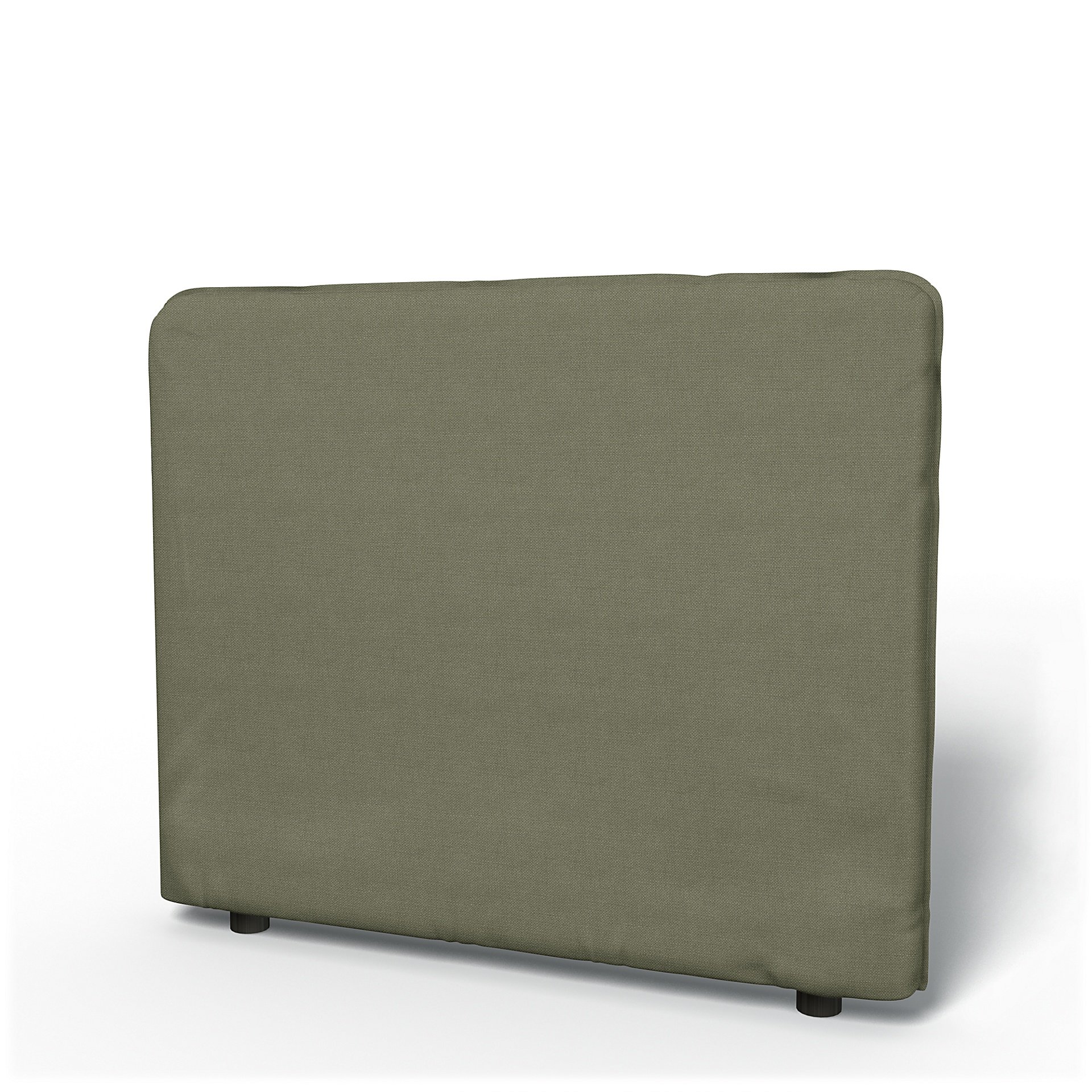IKEA - Vallentuna Low Backrest Cover 100x80cm 39x32in, Sage, Linen - Bemz