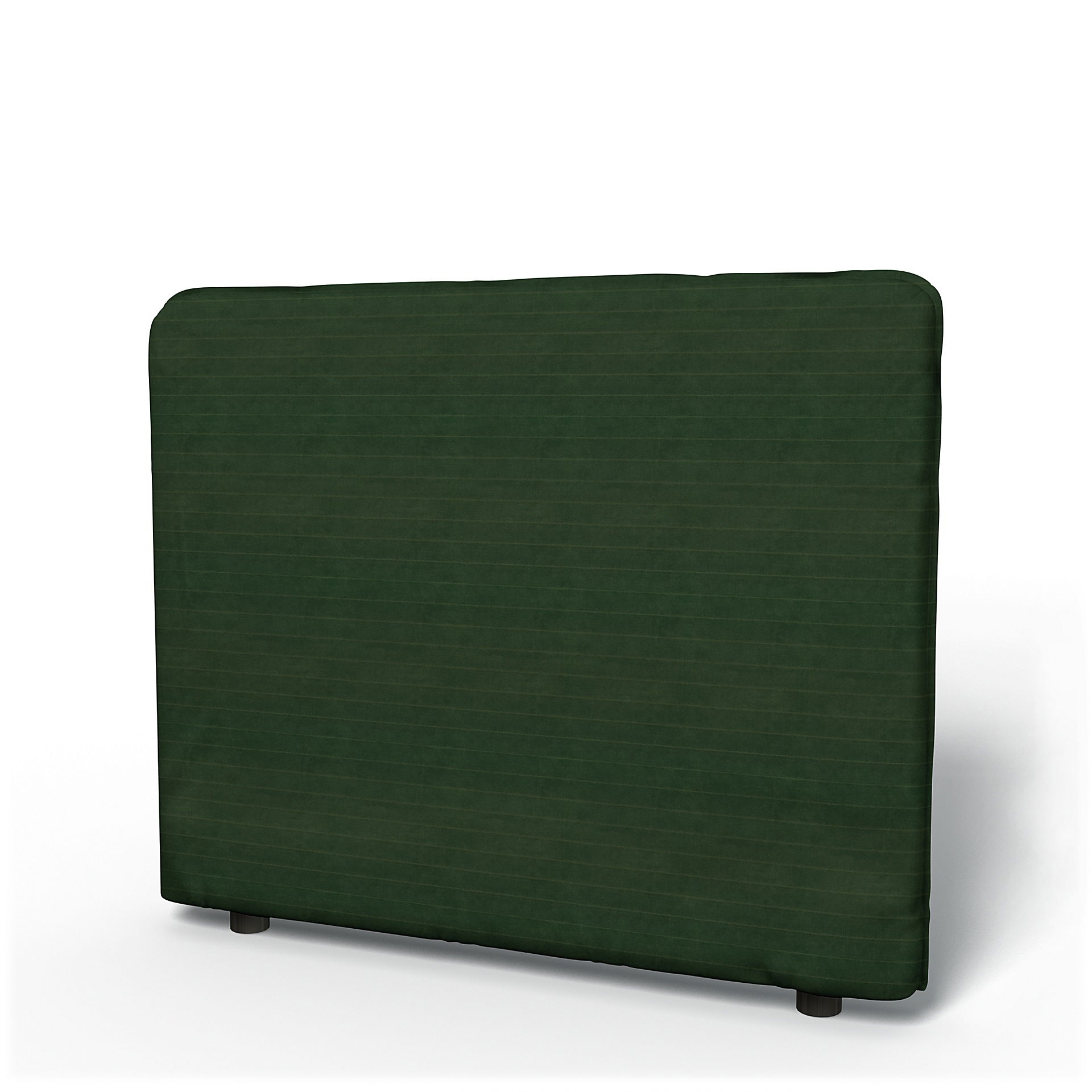 IKEA - Vallentuna Low Backrest Cover 100x80cm 39x32in, Deep Green, BEMZ NATURE'S PALETTE COLLECTION - Bemz