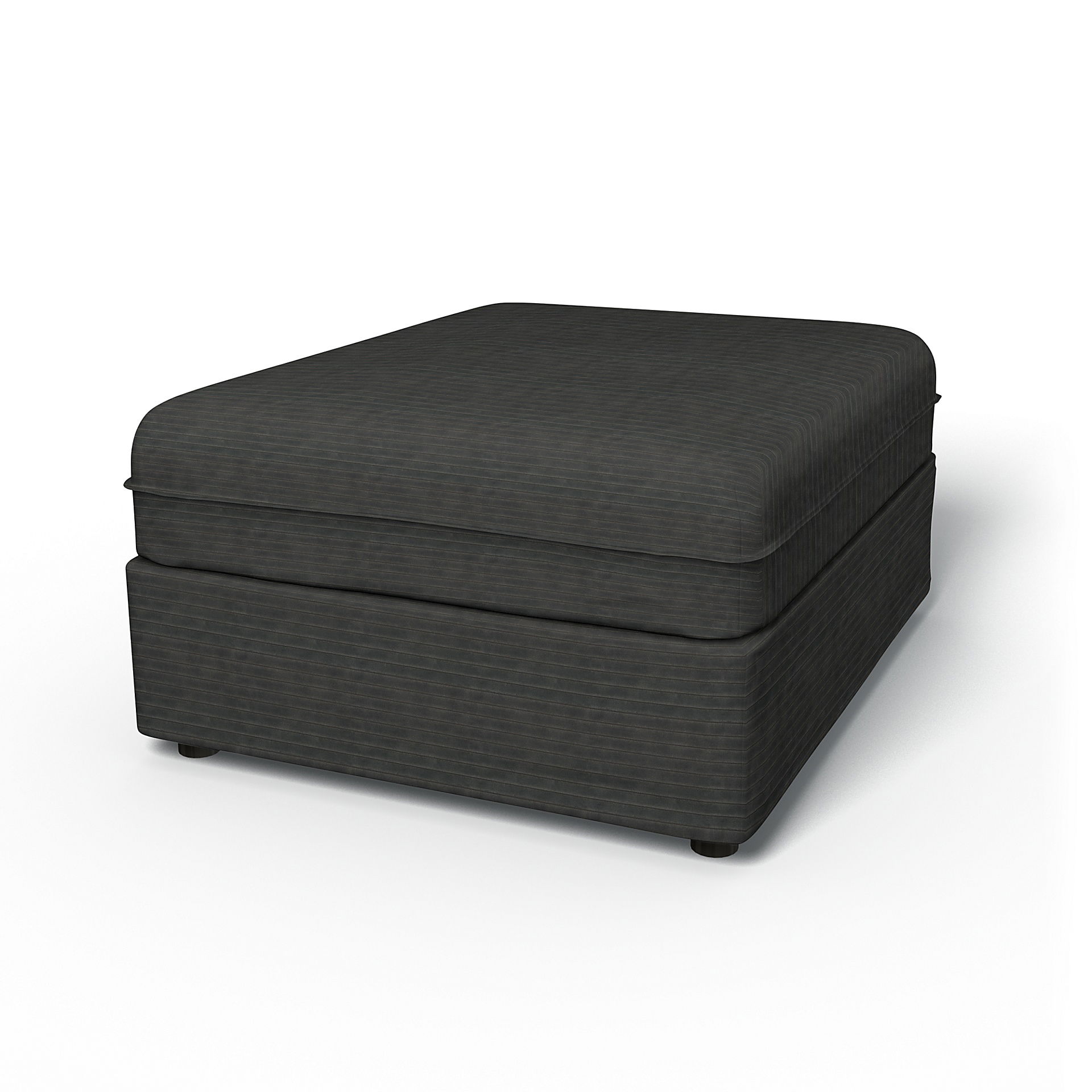 IKEA - Vallentuna Seat Module Cover 80x100cm 32x39in, Licorice, Corduroy - Bemz
