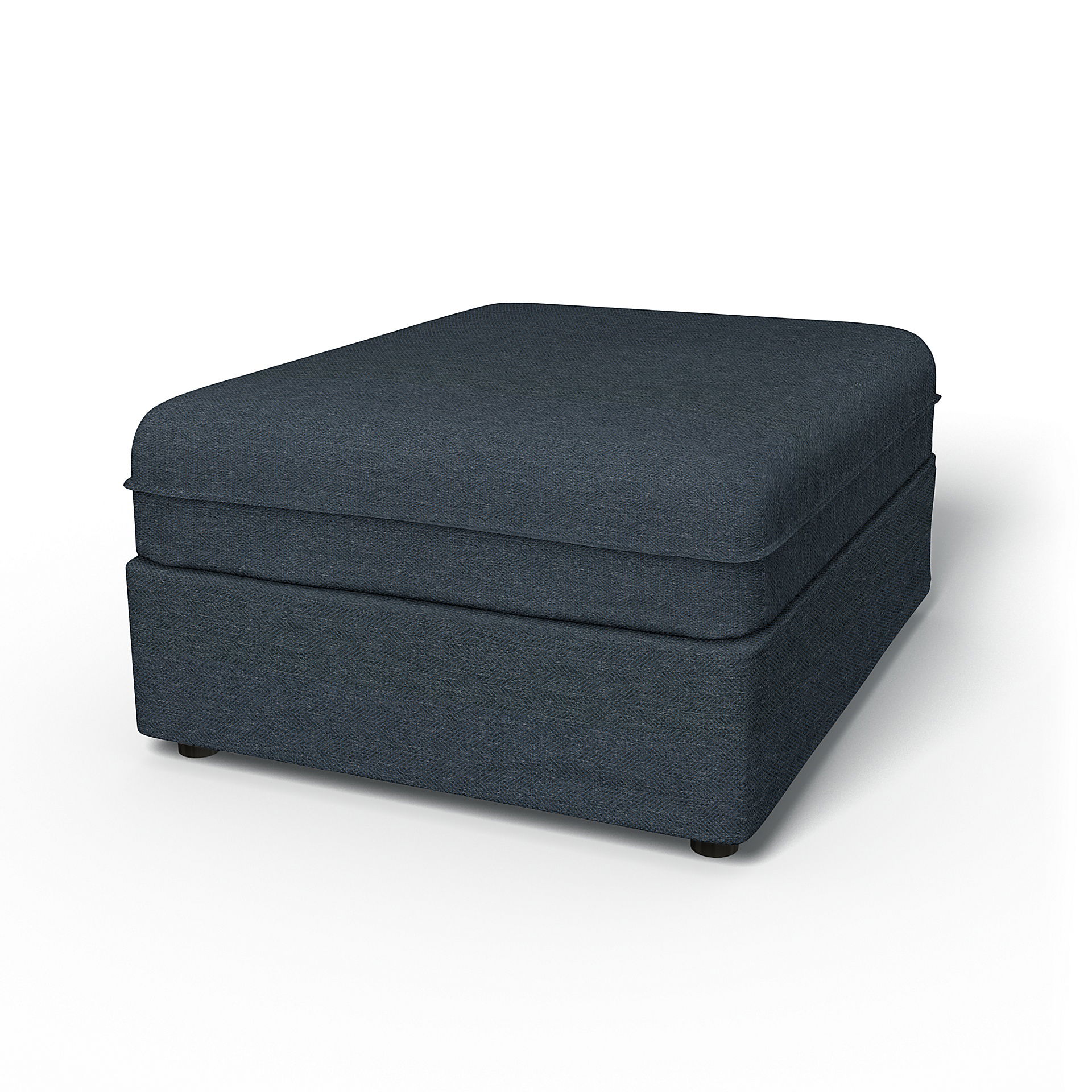 IKEA - Vallentuna Seat Module Cover 80x100cm 32x39in, Denim, Bouclé & Texture - Bemz