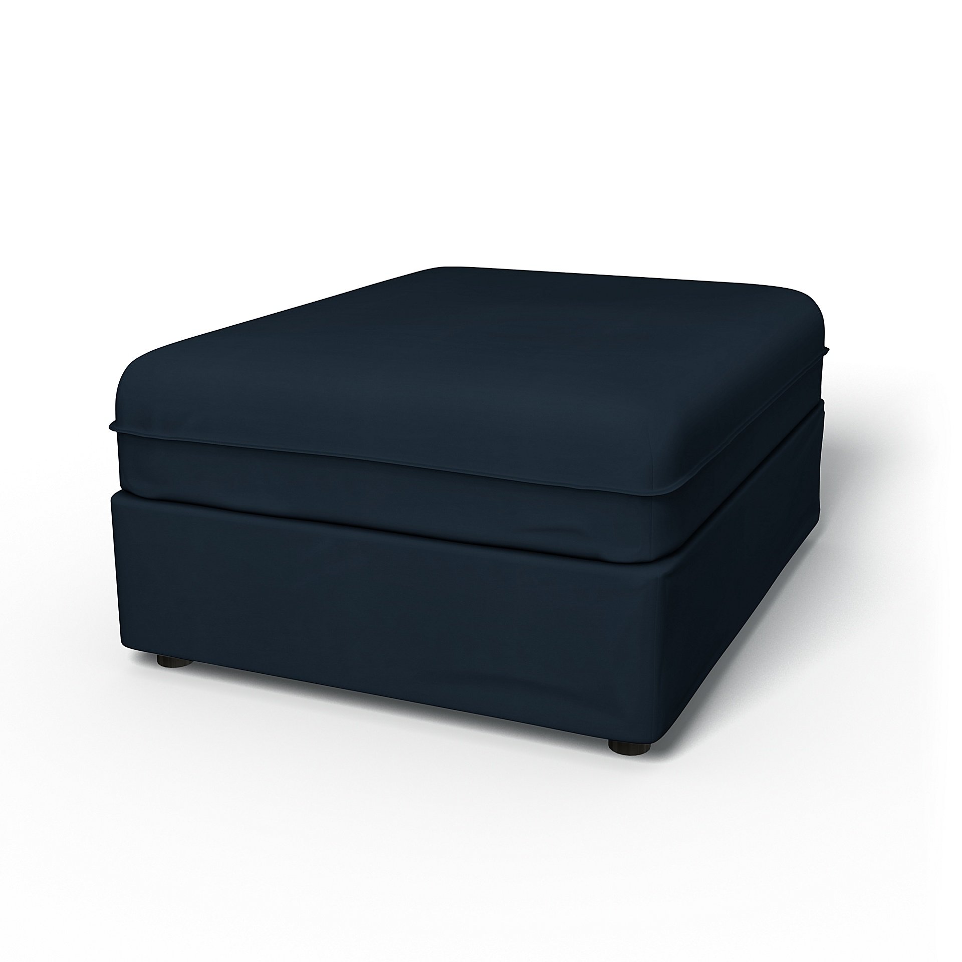 IKEA - Vallentuna Seat Module Cover 80x100cm 32x39in, Navy Blue, Cotton - Bemz