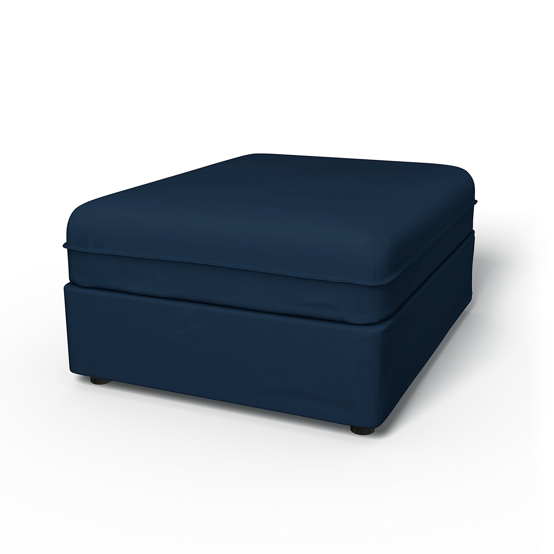 IKEA - Vallentuna Seat Module Cover 80x100cm 32x39in, Deep Navy Blue, Cotton - Bemz