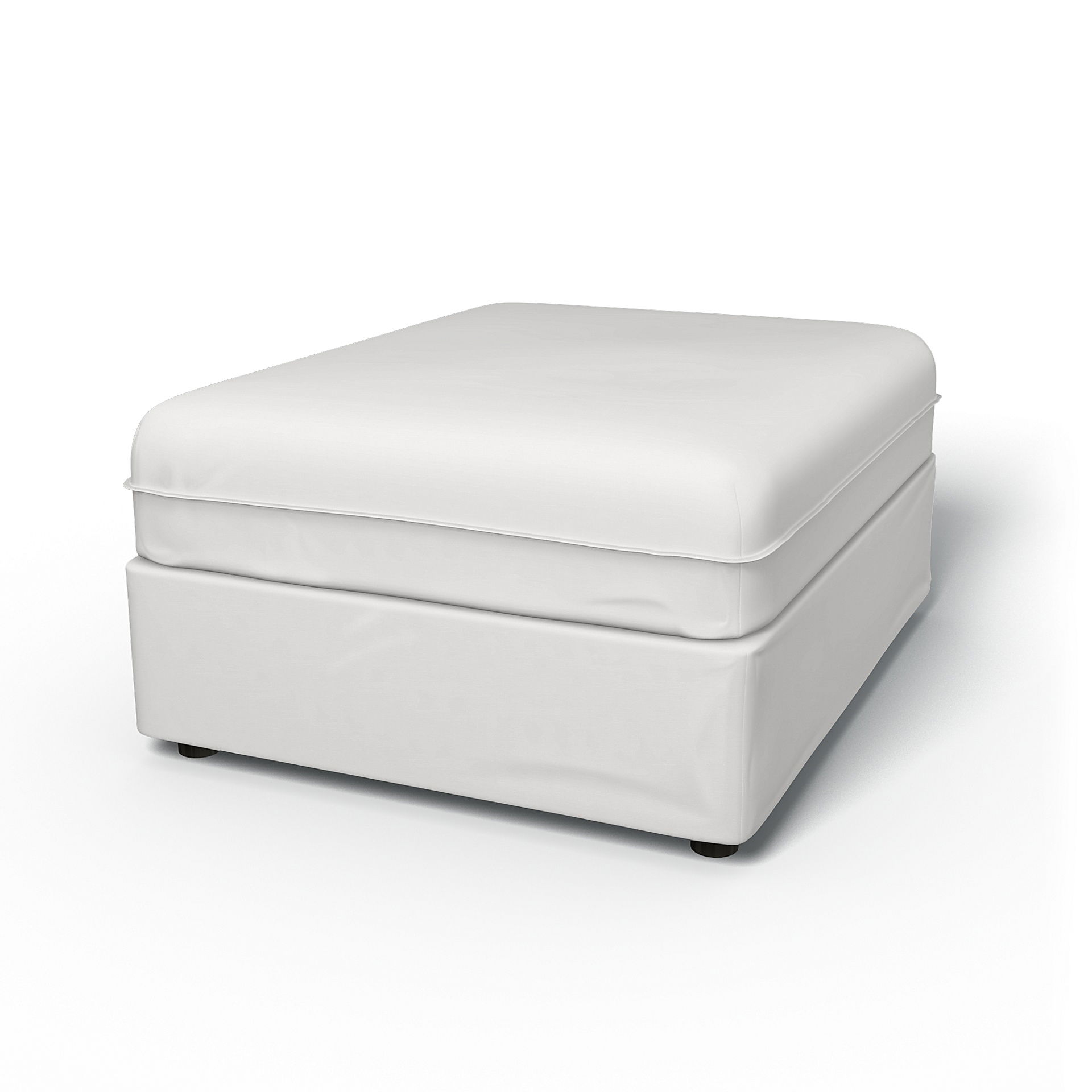 IKEA - Vallentuna Seat Module Cover 80x100cm 32x39in, Absolute White, Cotton - Bemz