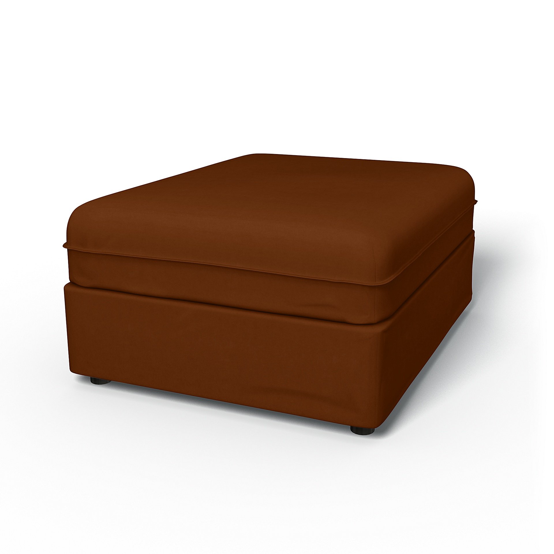 IKEA - Vallentuna Seat Module Cover 80x100cm 32x39in, Cinnamon, Velvet - Bemz