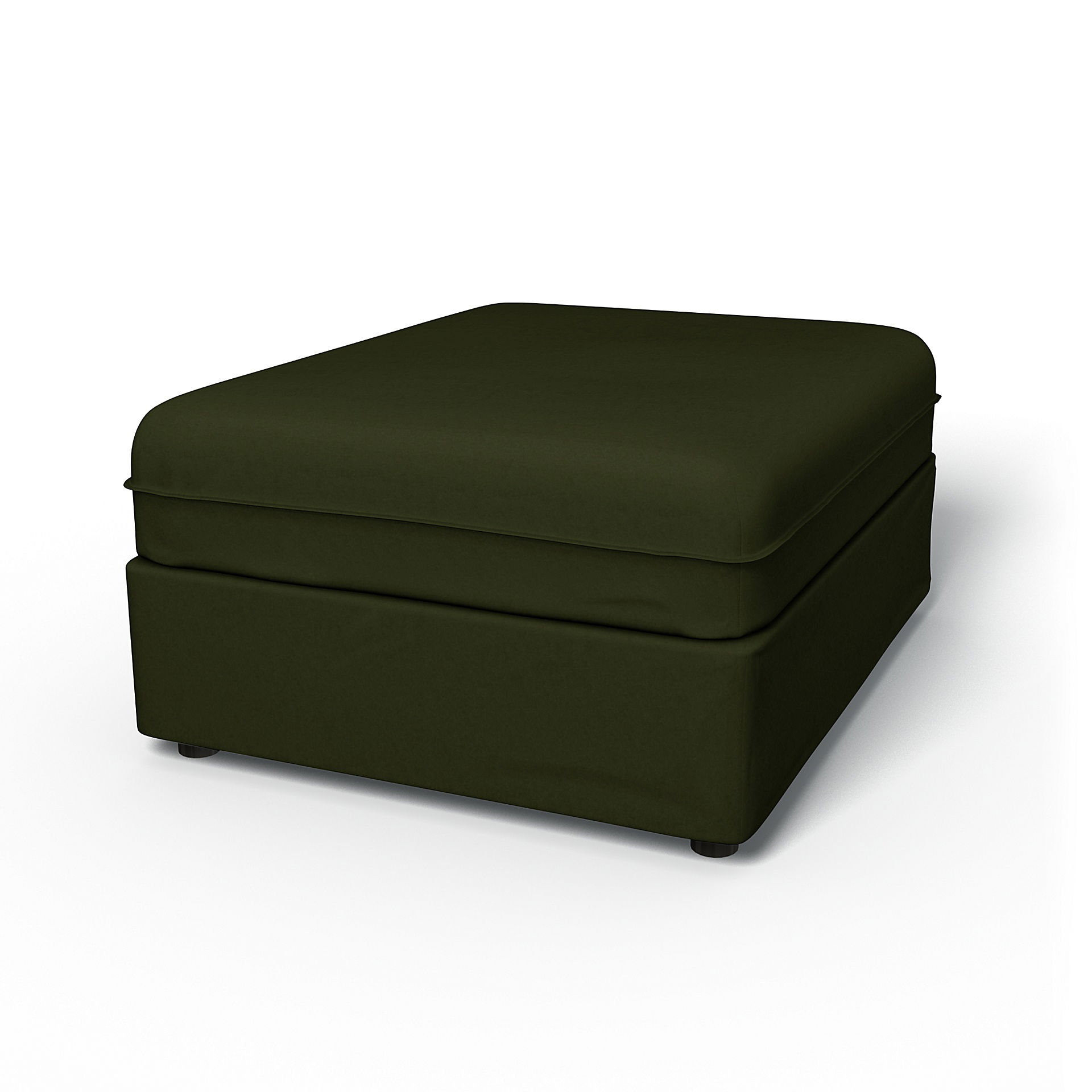 IKEA - Vallentuna Seat Module Cover 80x100cm 32x39in, Moss, Velvet - Bemz