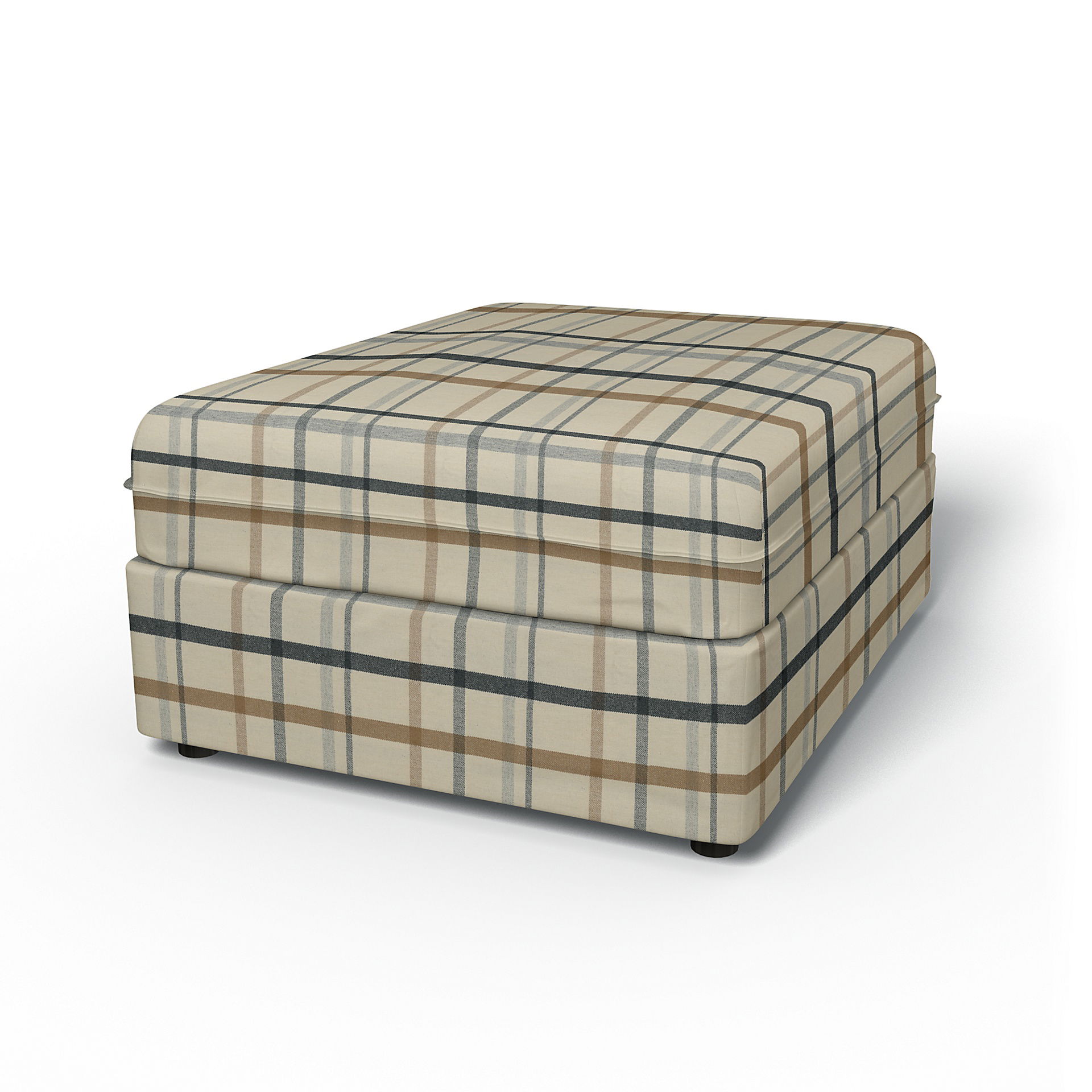 IKEA - Vallentuna Seat Module Cover 80x100cm 32x39in, Fawn Brown, Wool - Bemz