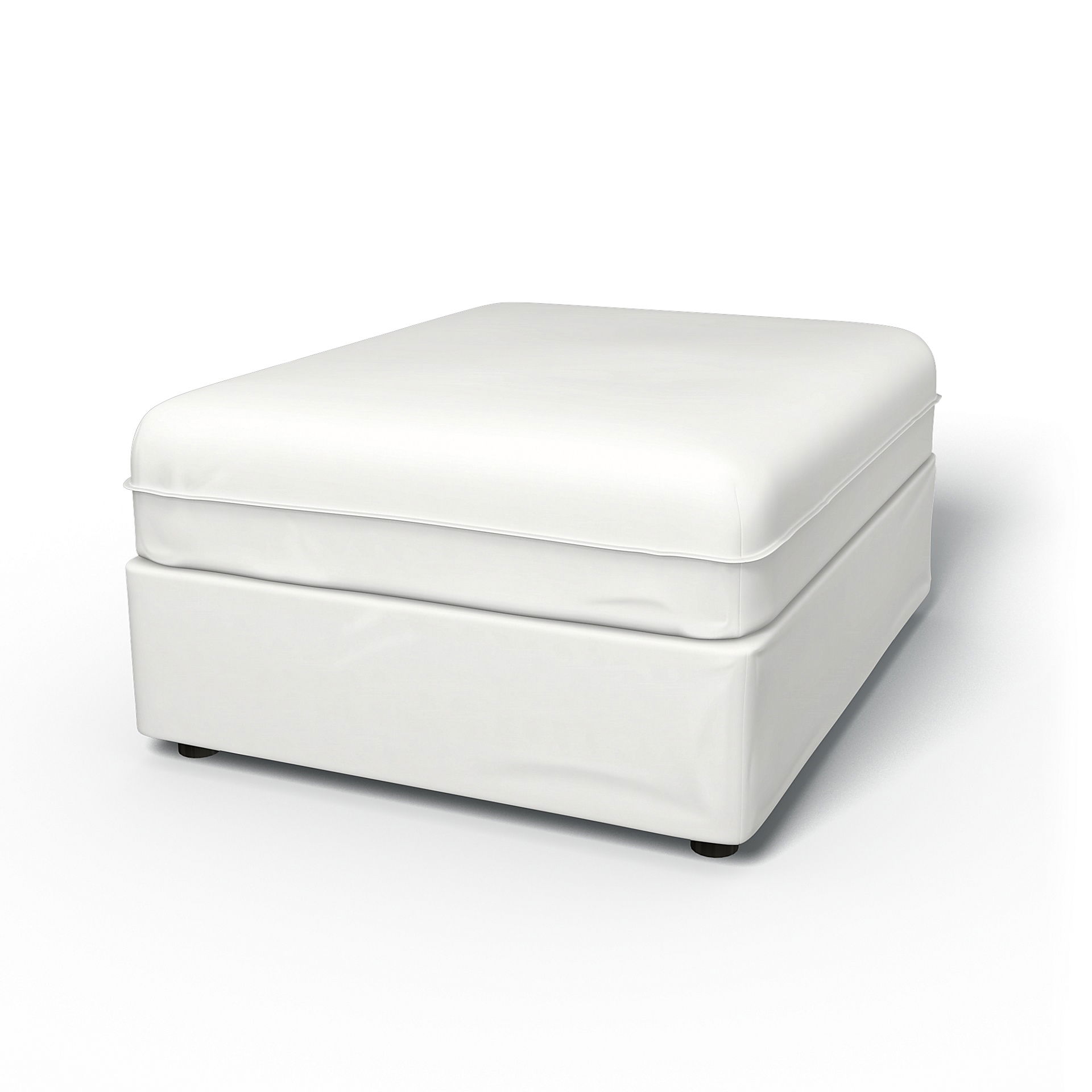 IKEA - Vallentuna Seat Module Cover 80x100cm 32x39in, Absolute White, Linen - Bemz